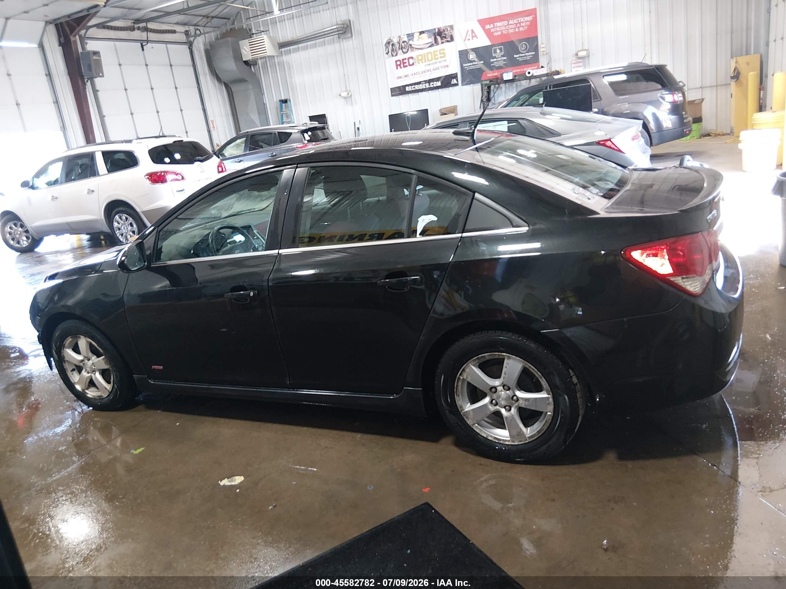 2013 Chevrolet Cruze 1lt Auto Black vin: 1G1PC5SB5D7284457