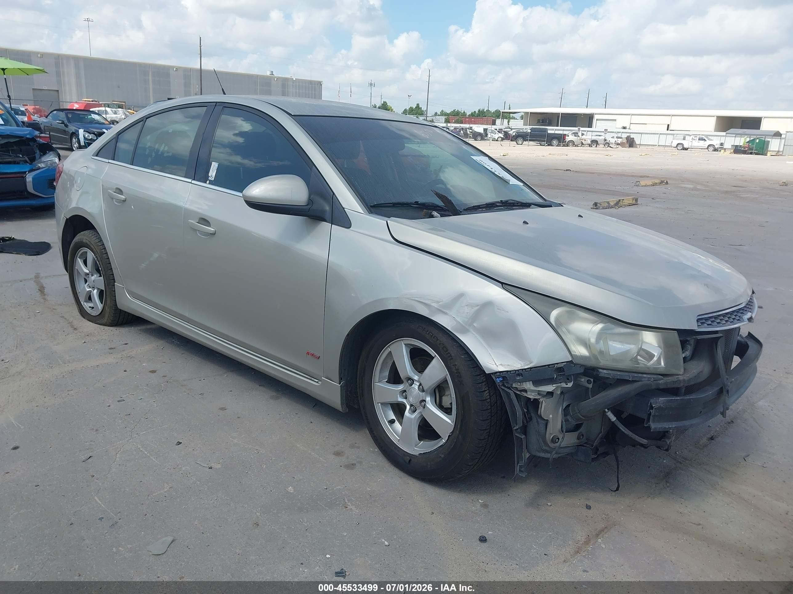 2013 Chevrolet Cruze 1lt Auto Cream vin: 1G1PC5SB5D7312127