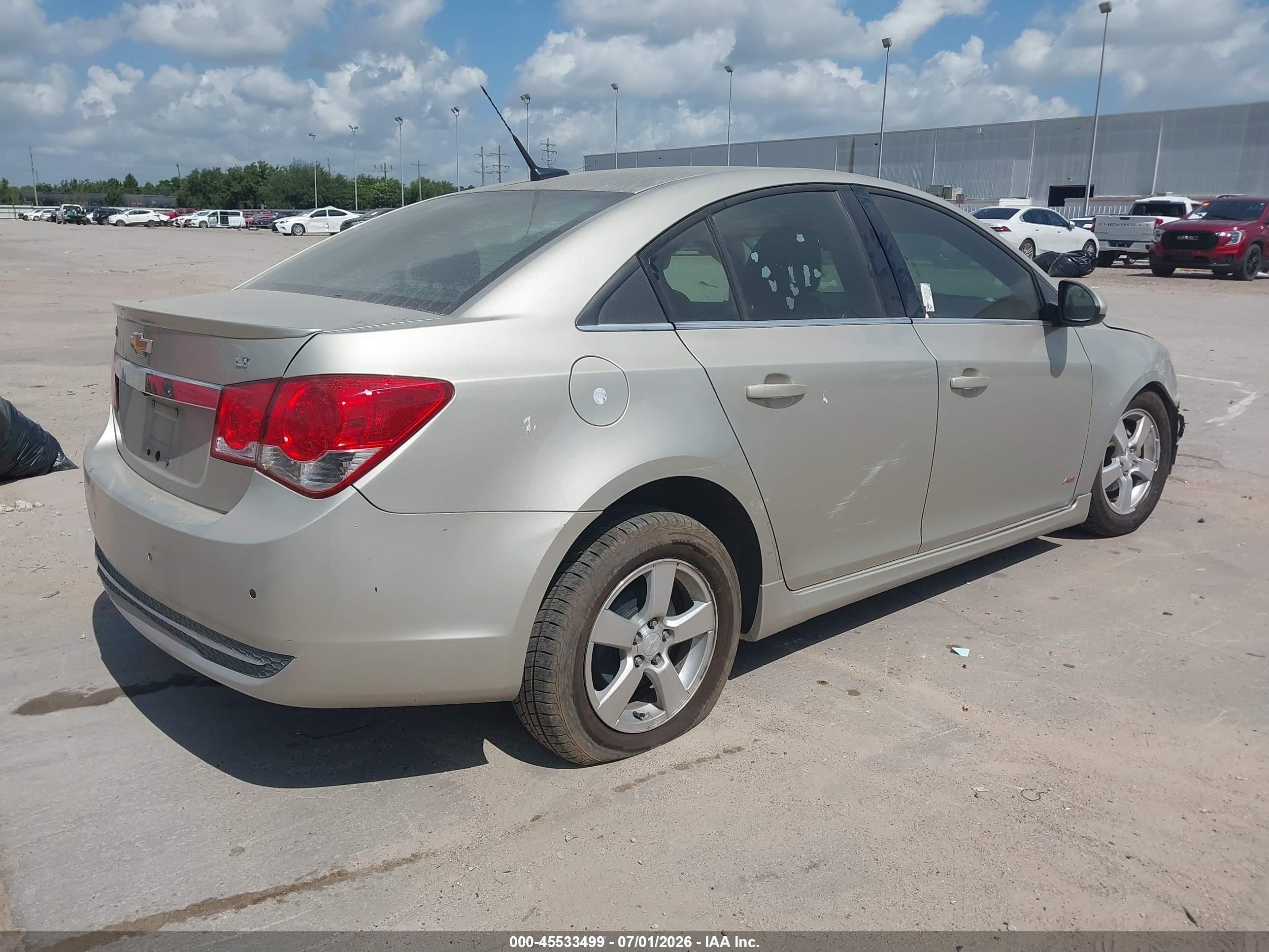 2013 Chevrolet Cruze 1lt Auto Cream vin: 1G1PC5SB5D7312127