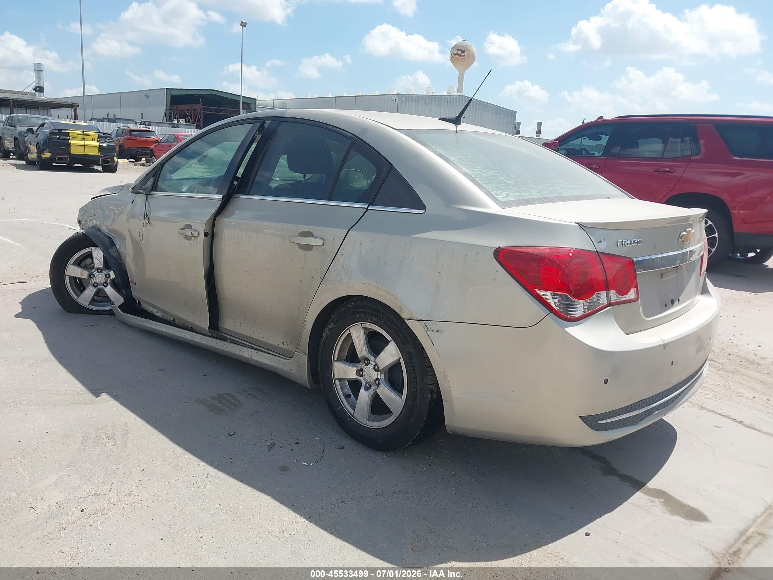 2013 Chevrolet Cruze 1lt Auto Cream vin: 1G1PC5SB5D7312127