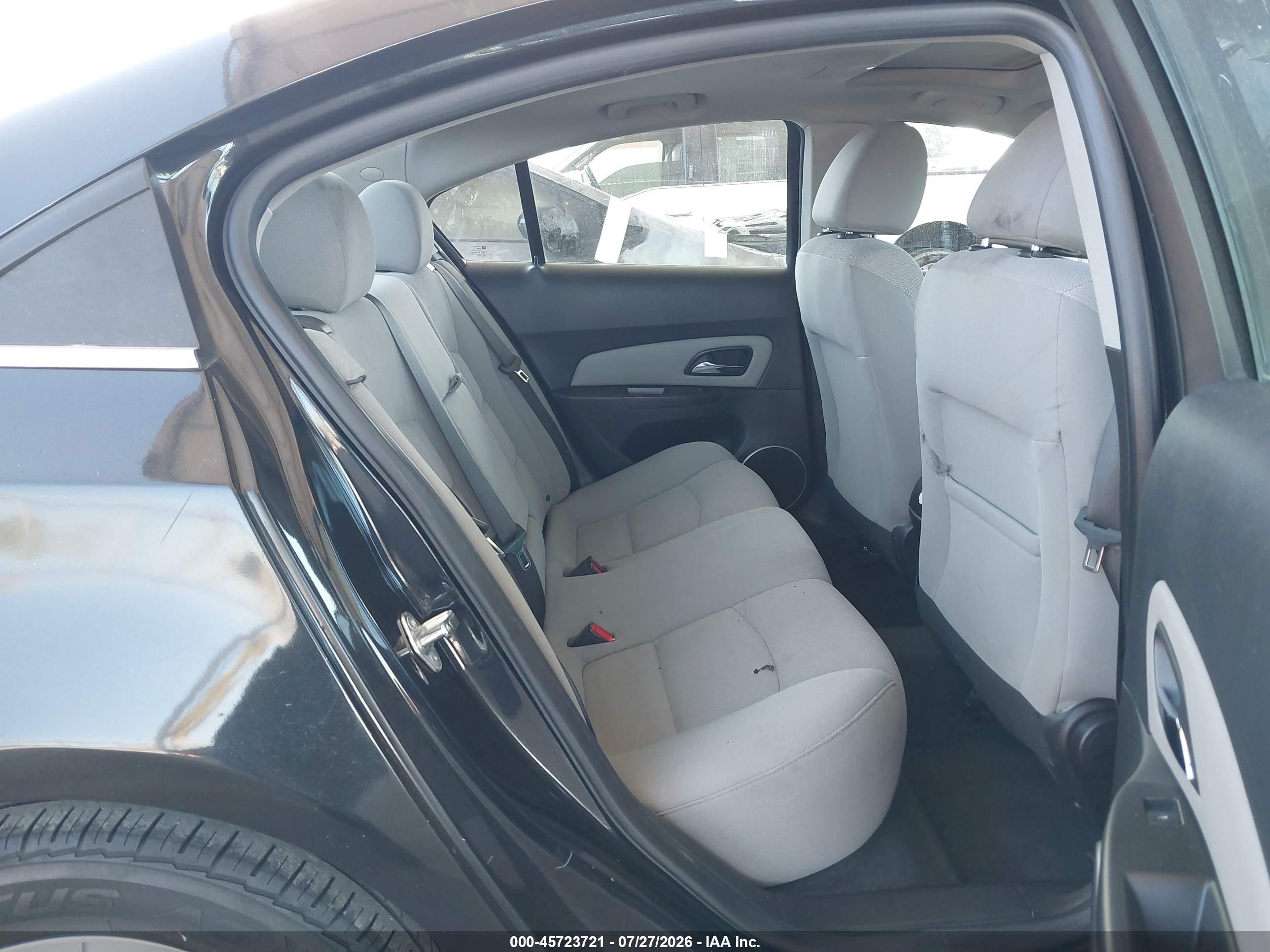 2013 Chevrolet Cruze 1lt Auto Black vin: 1G1PC5SB5D7316565