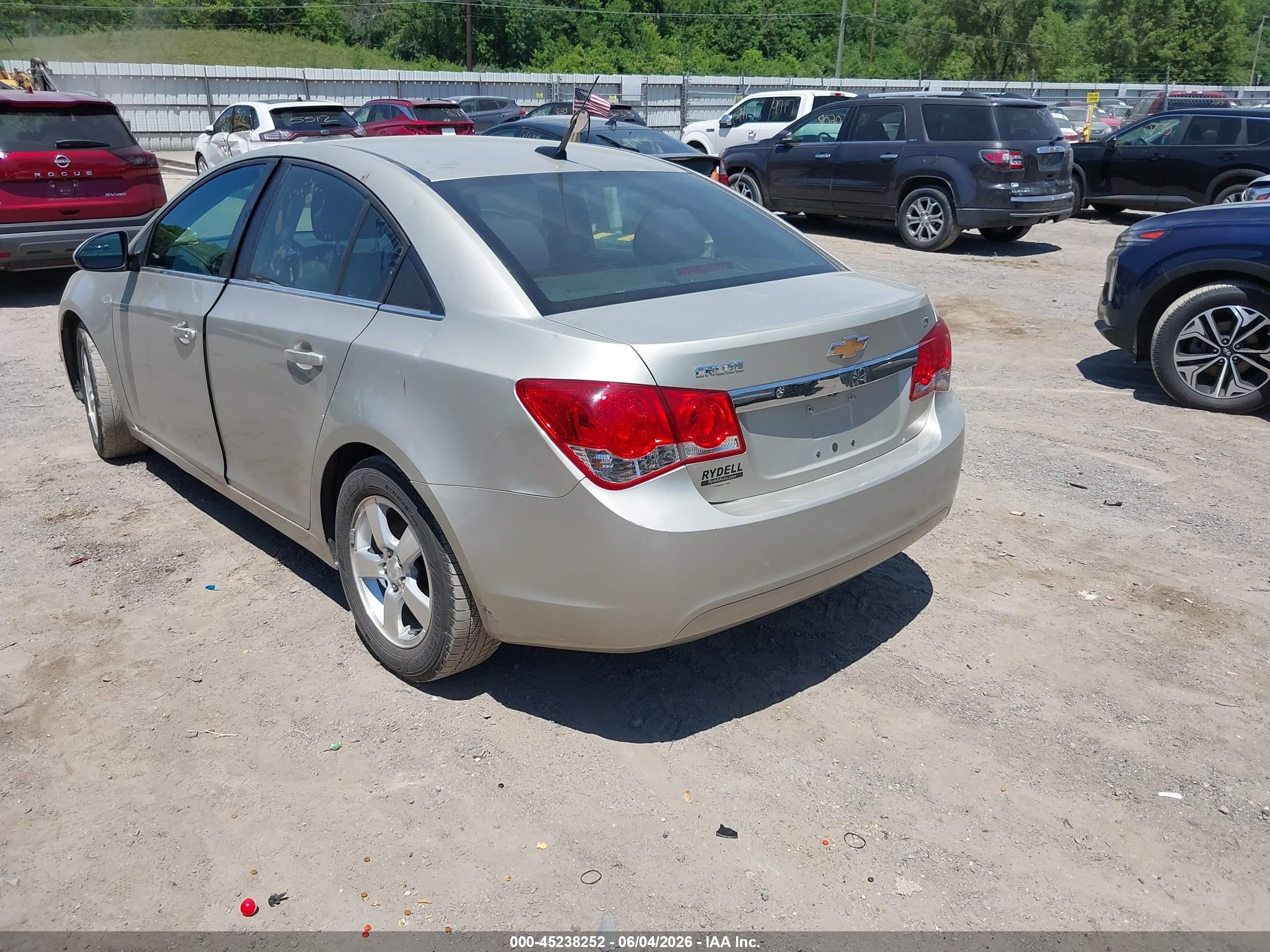2013 Chevrolet Cruze 1lt Auto Gold vin: 1G1PC5SB5D7321555