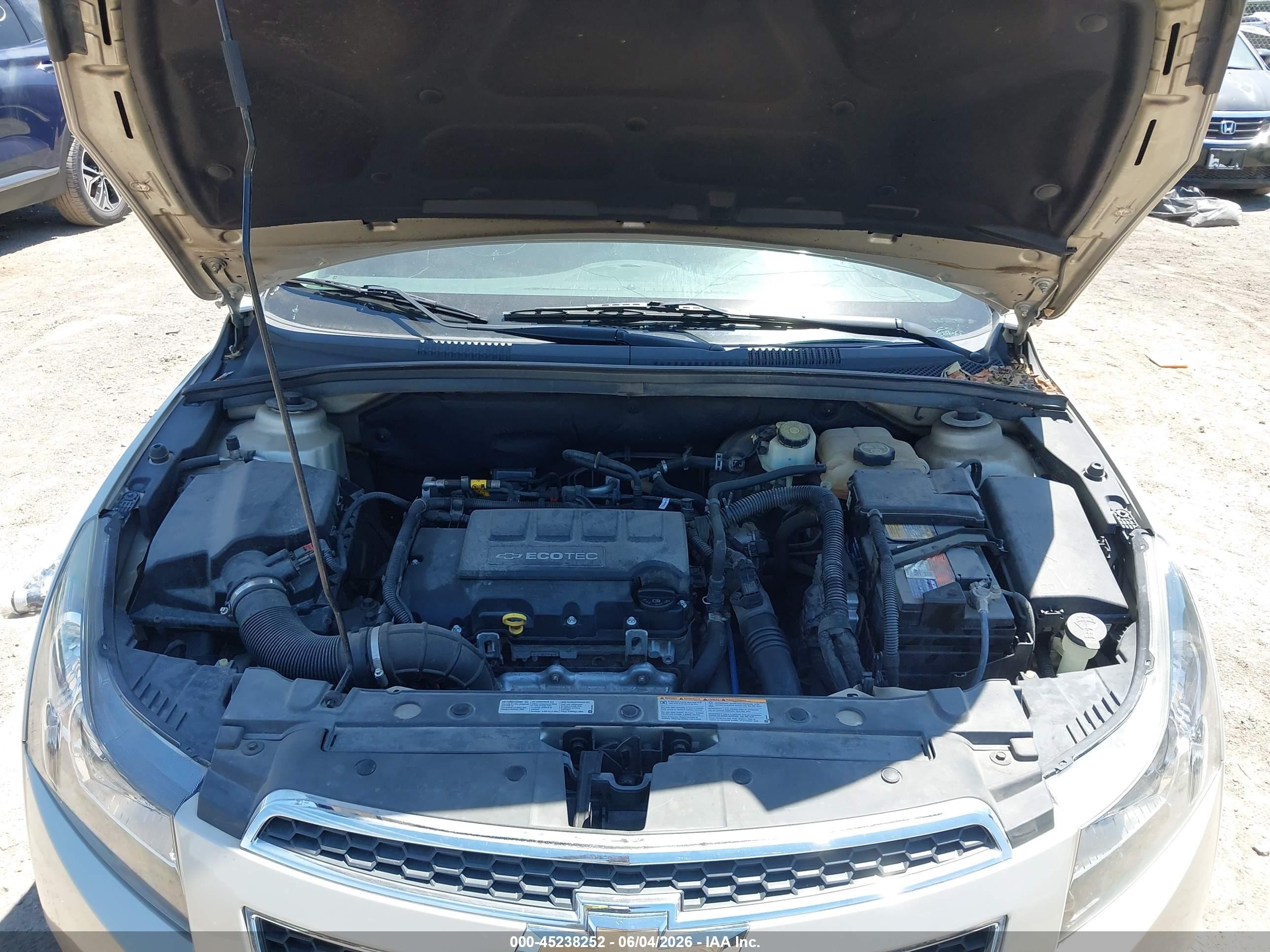2013 Chevrolet Cruze 1lt Auto Gold vin: 1G1PC5SB5D7321555