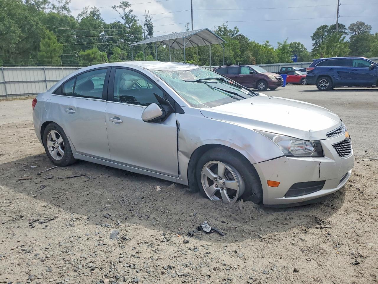 2014 Chevrolet Cruze Lt Silver vin: 1G1PC5SB5E7105870