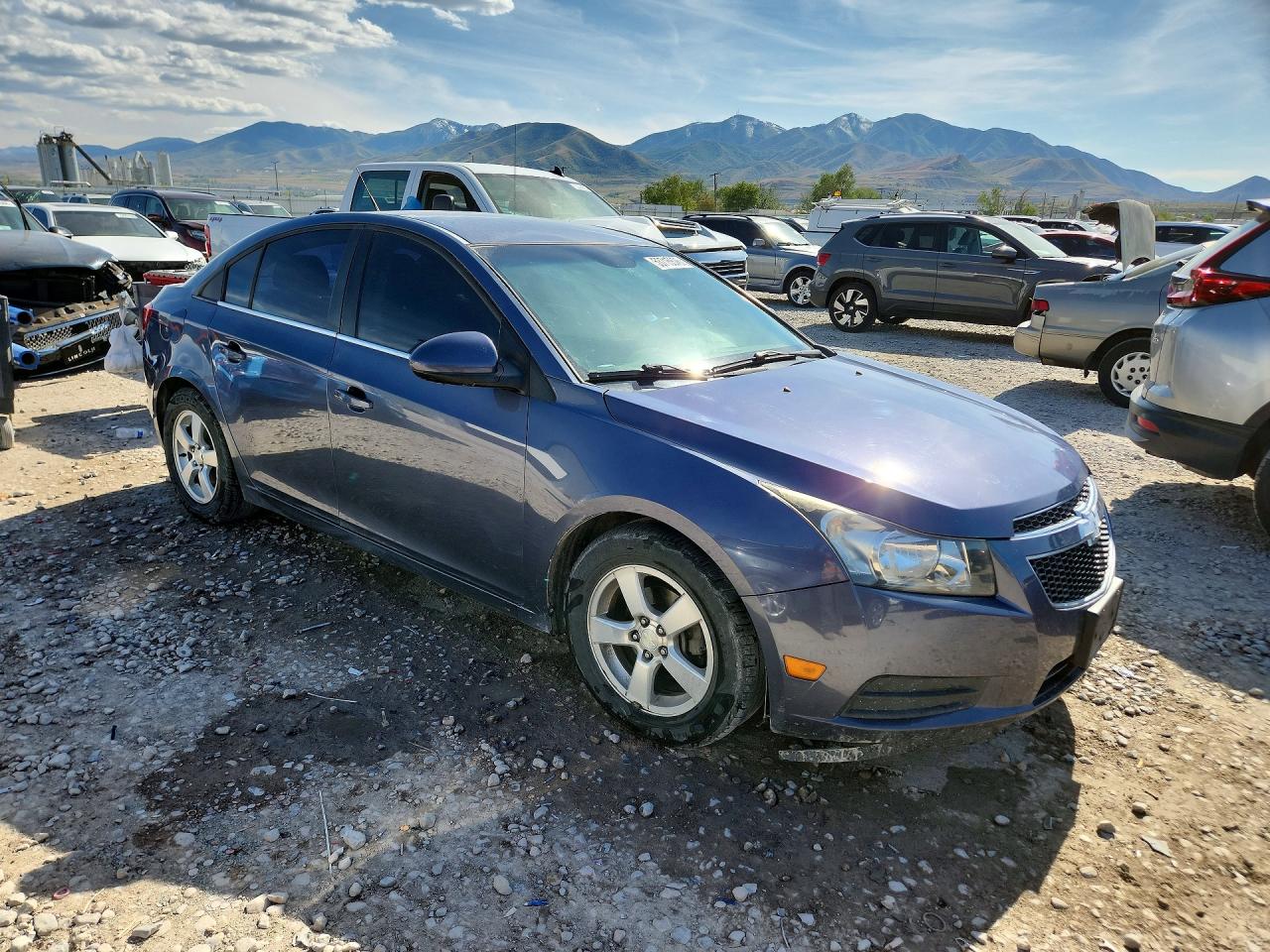 2014 Chevrolet Cruze Lt Blue vin: 1G1PC5SB5E7105996