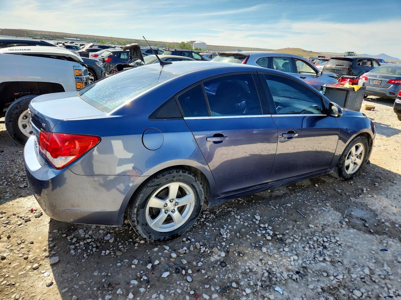 2014 Chevrolet Cruze Lt Blue vin: 1G1PC5SB5E7105996