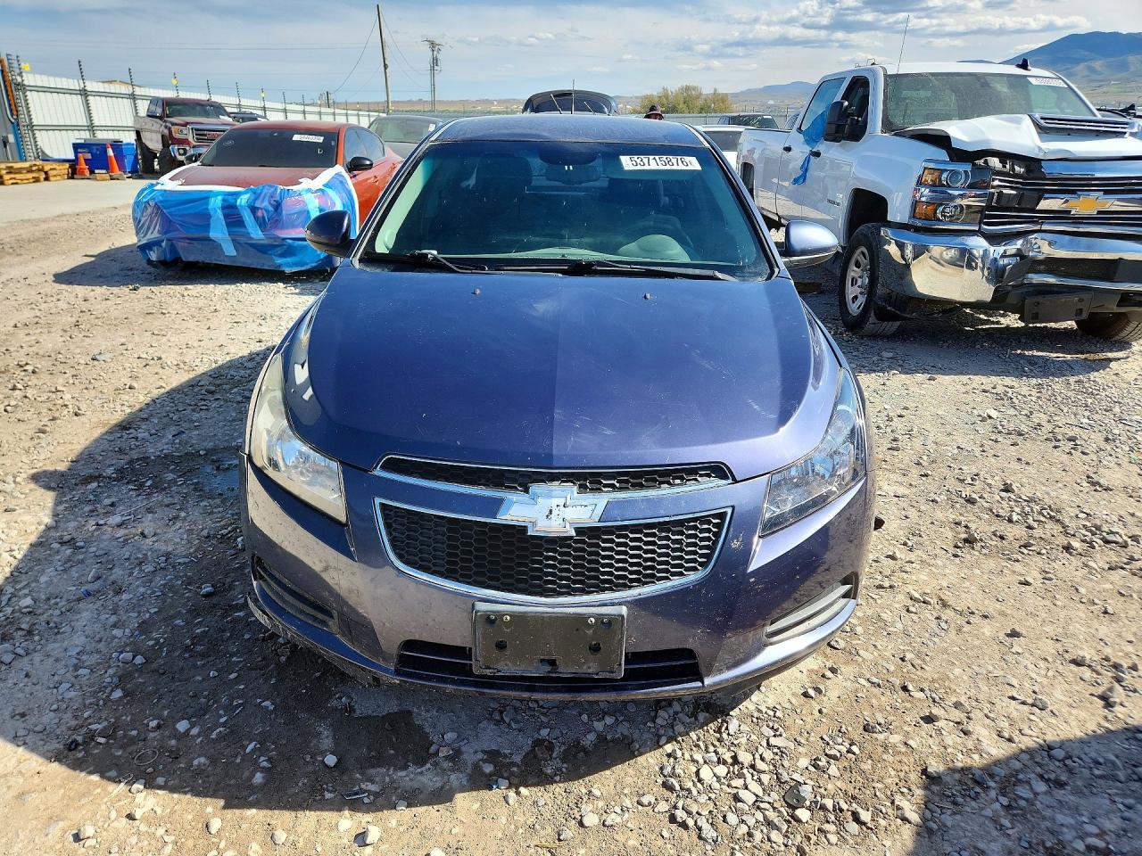 2014 Chevrolet Cruze Lt Blue vin: 1G1PC5SB5E7105996