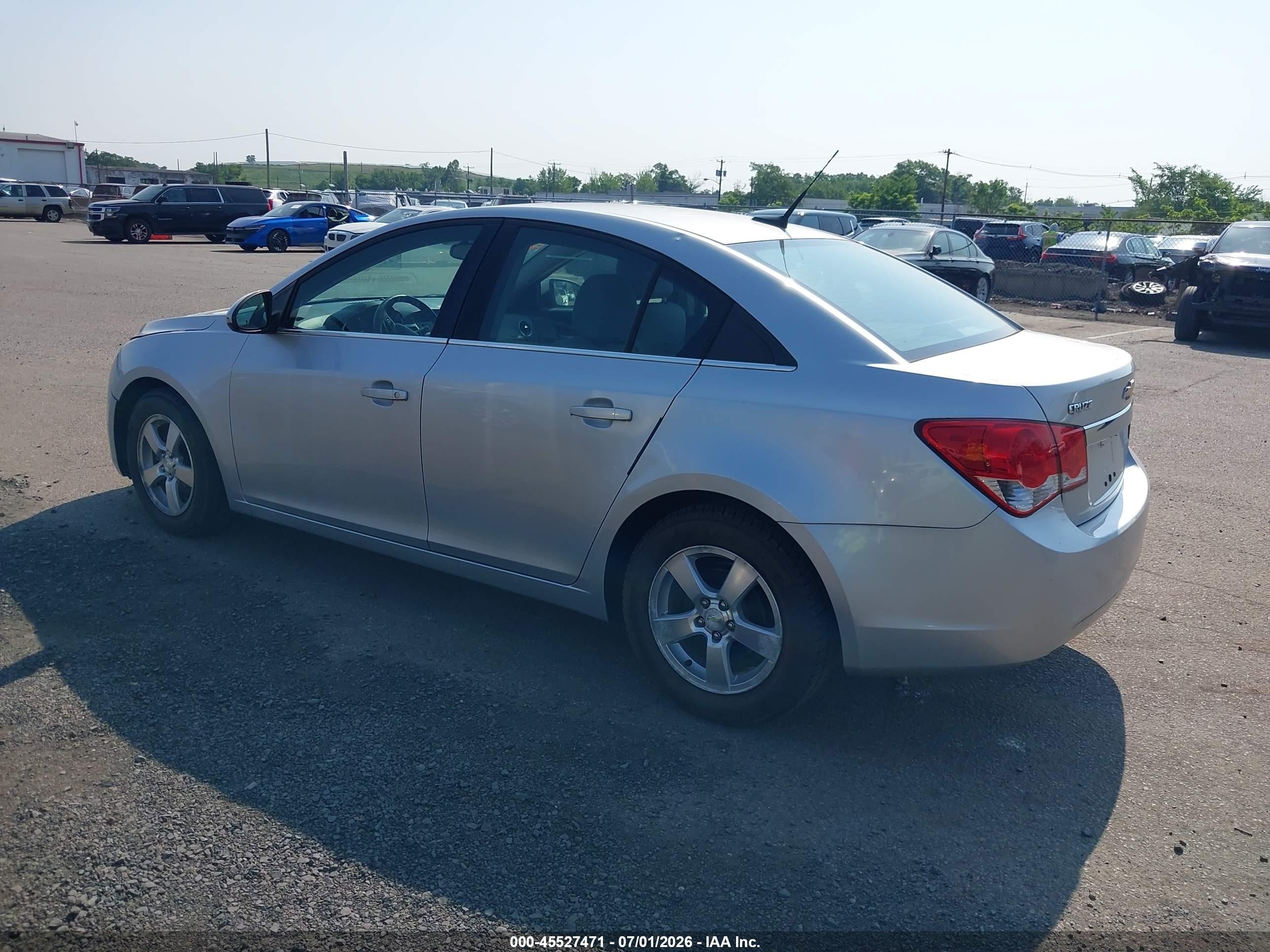 2014 Chevrolet Cruze 1lt Auto Silver vin: 1G1PC5SB5E7114794