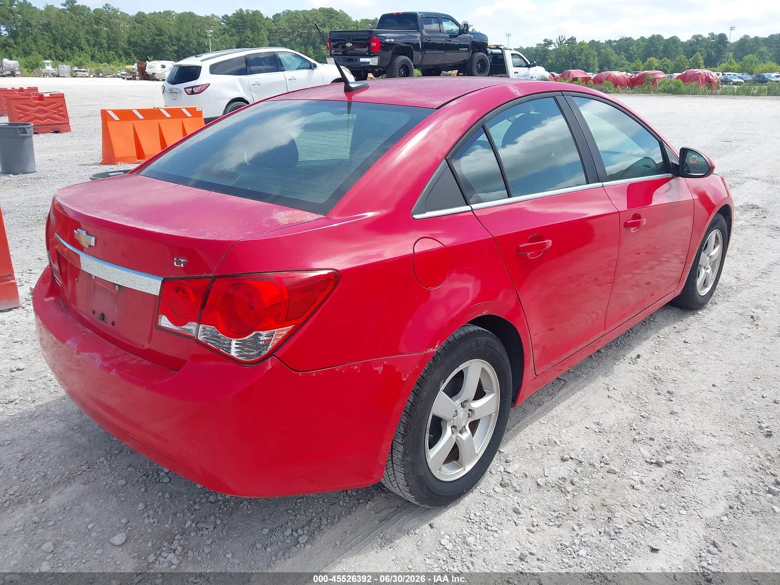 2014 Chevrolet Cruze 1lt Auto Red vin: 1G1PC5SB5E7127965