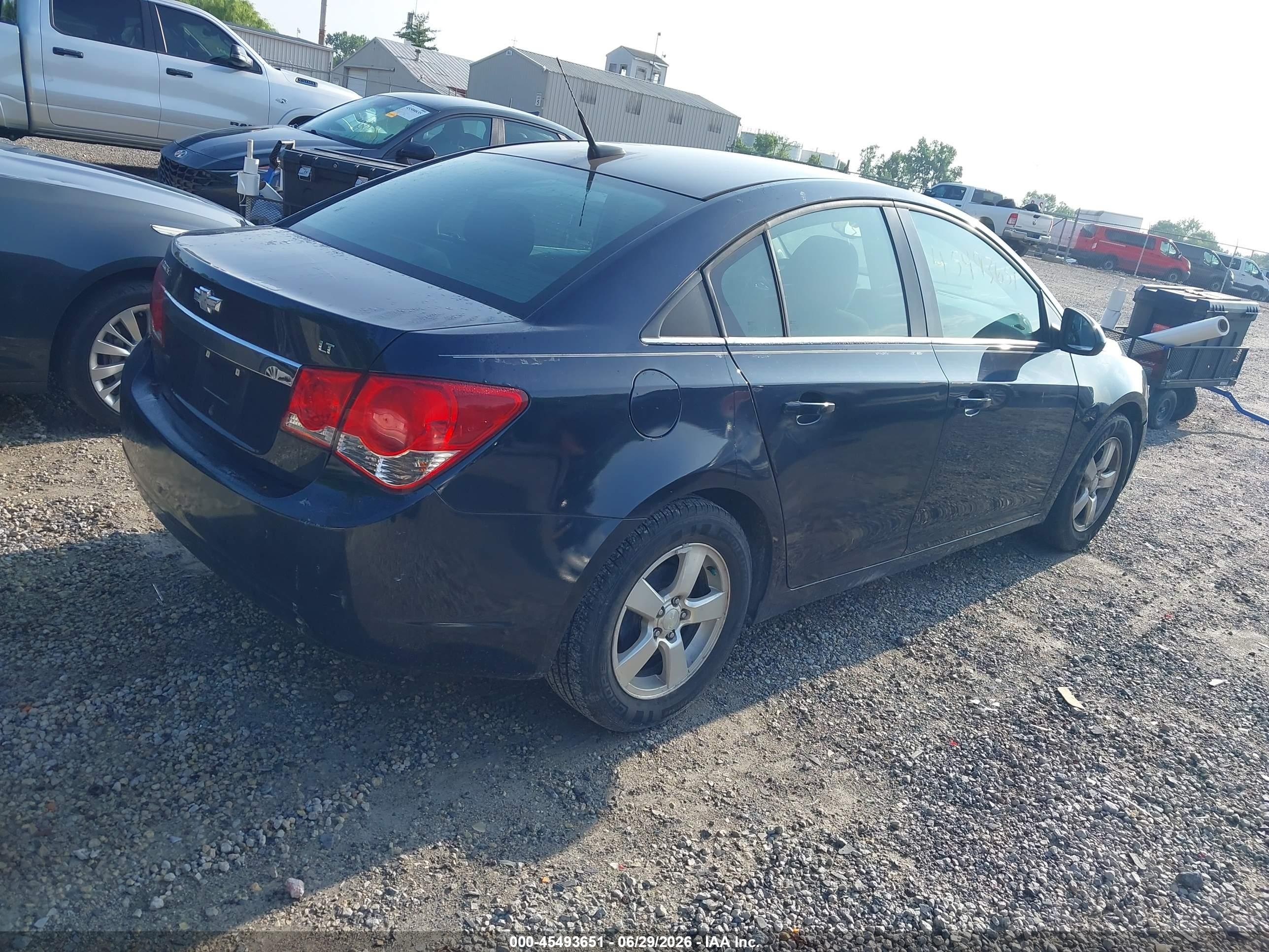 2014 Chevrolet Cruze 1lt Auto Gray vin: 1G1PC5SB5E7130395