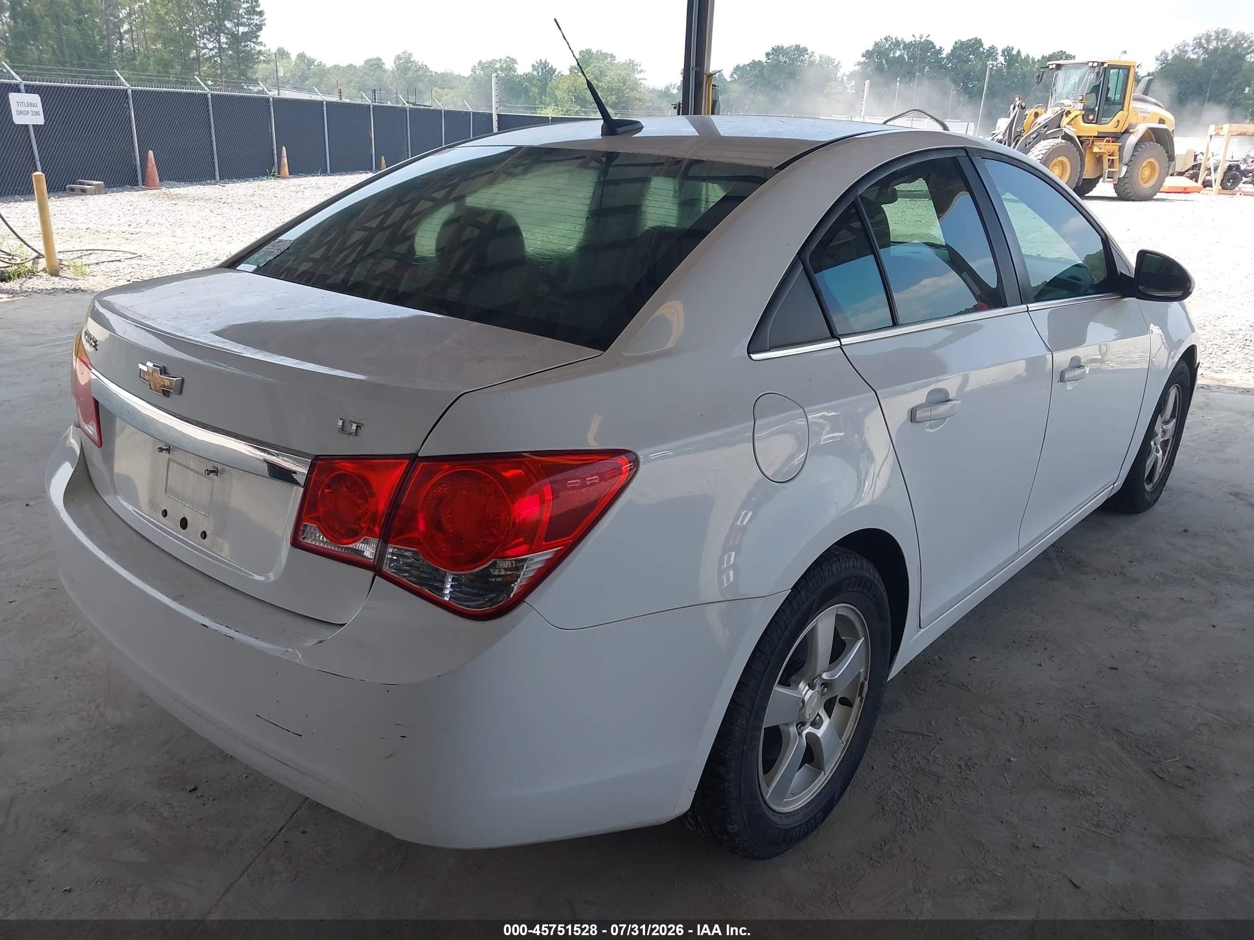 2014 Chevrolet Cruze 1lt Auto White vin: 1G1PC5SB5E7131434