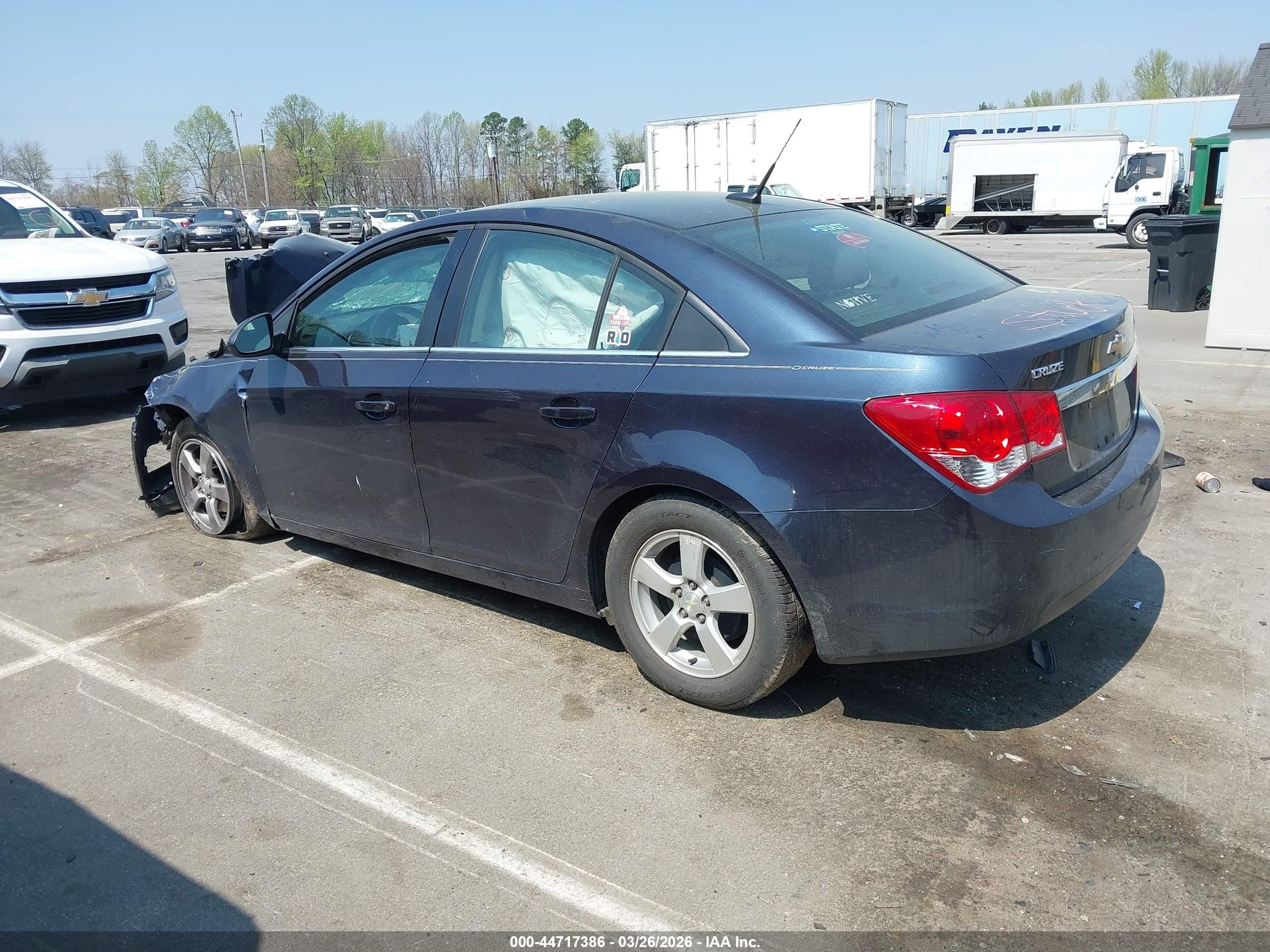 2014 Chevrolet Cruze 1lt Auto Dark Blue vin: 1G1PC5SB5E7141882