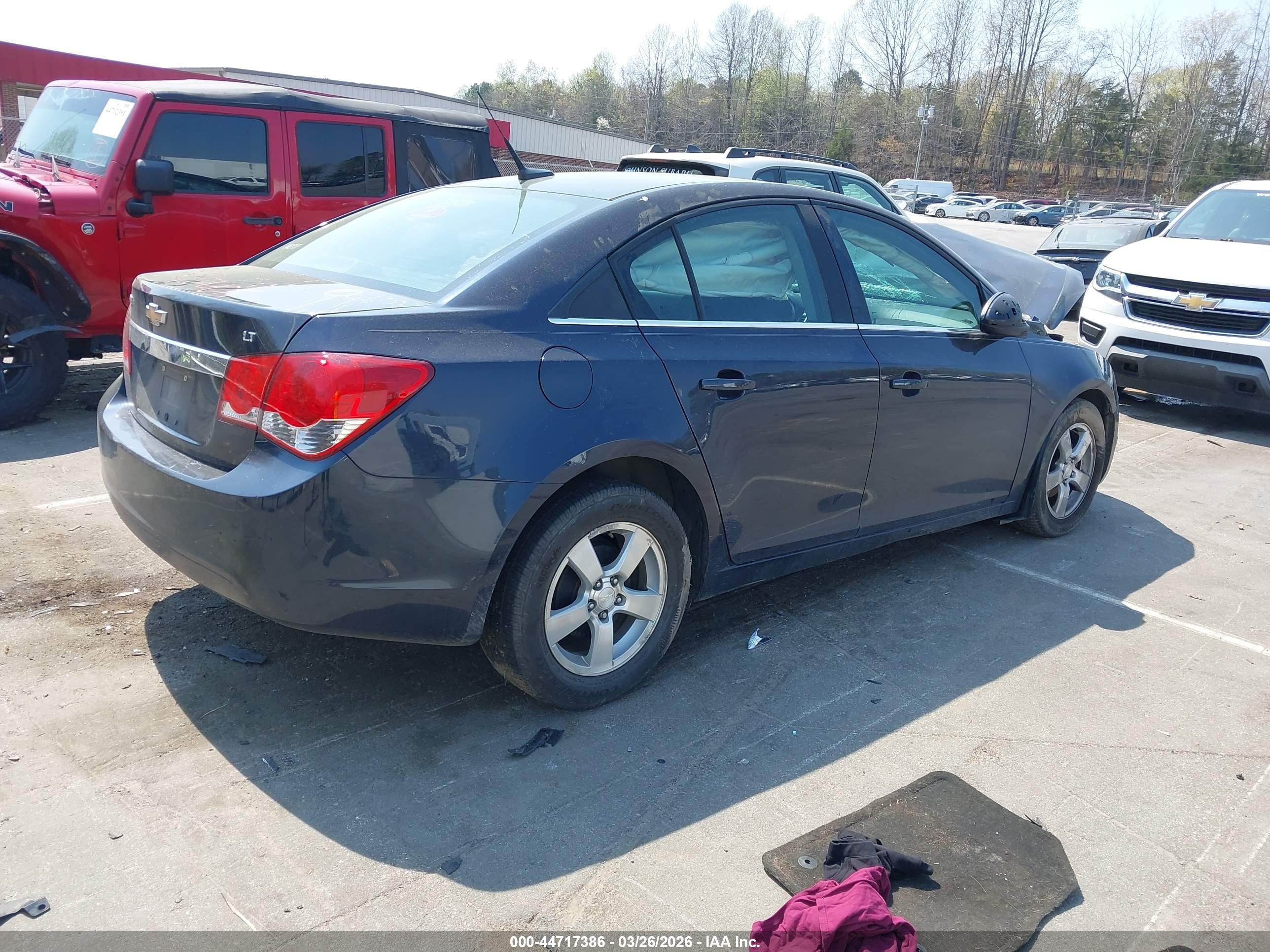 2014 Chevrolet Cruze 1lt Auto Dark Blue vin: 1G1PC5SB5E7141882