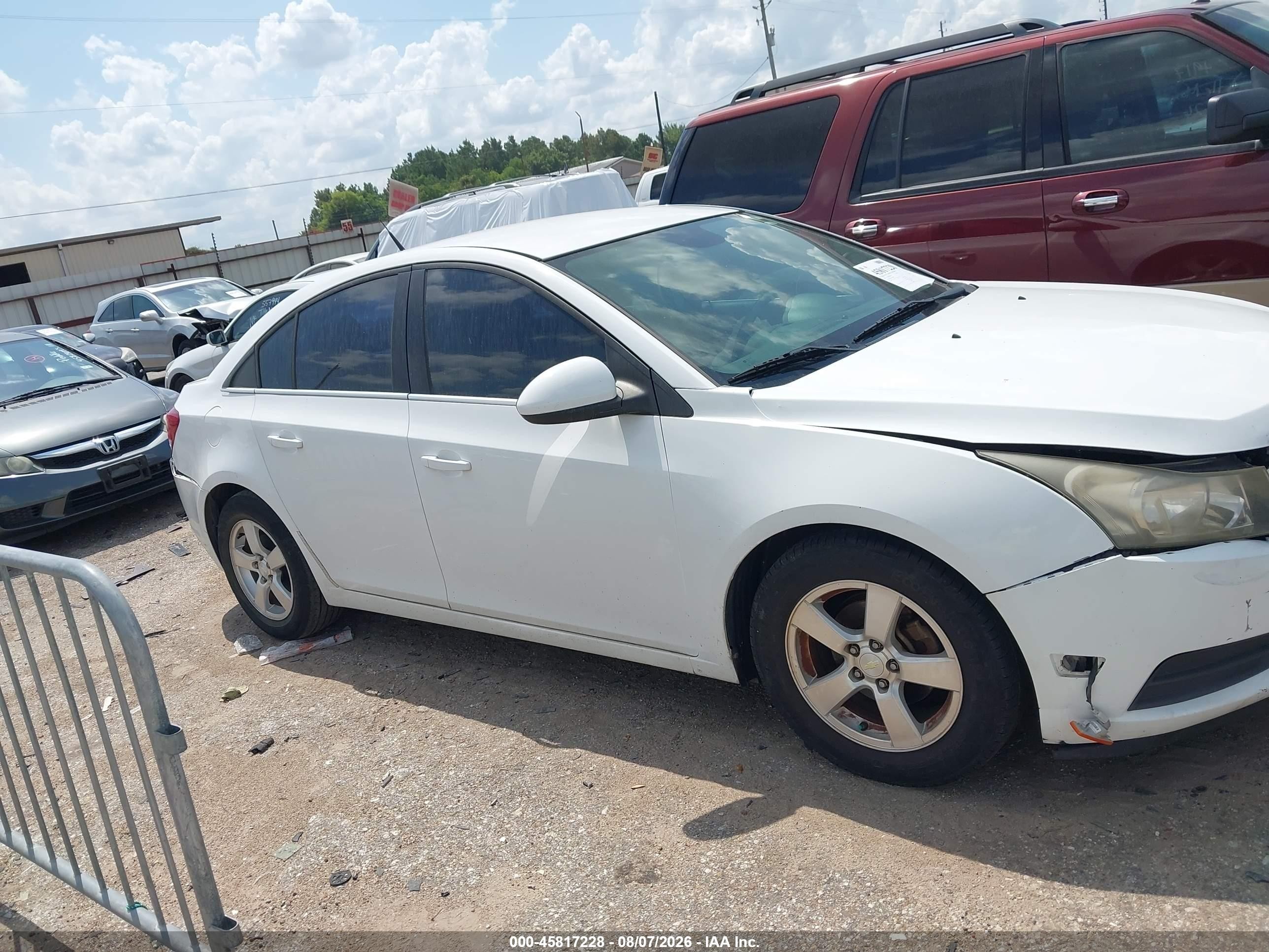 2014 Chevrolet Cruze 1lt Auto White vin: 1G1PC5SB5E7159864