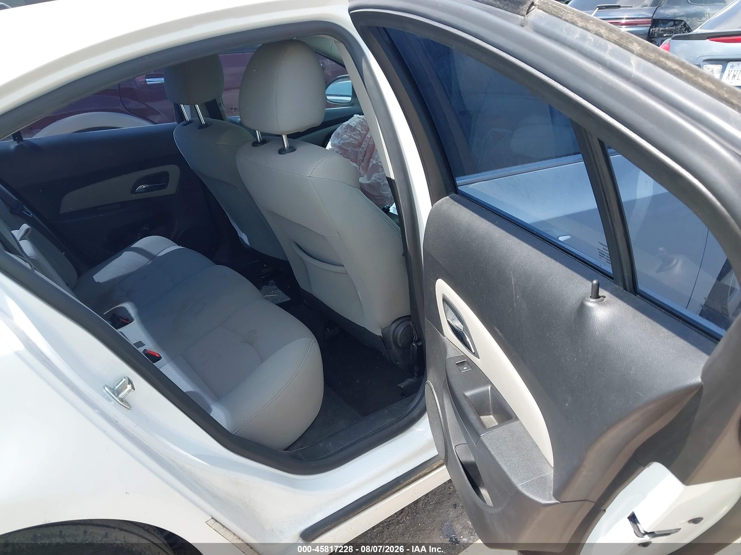 2014 Chevrolet Cruze 1lt Auto White vin: 1G1PC5SB5E7159864