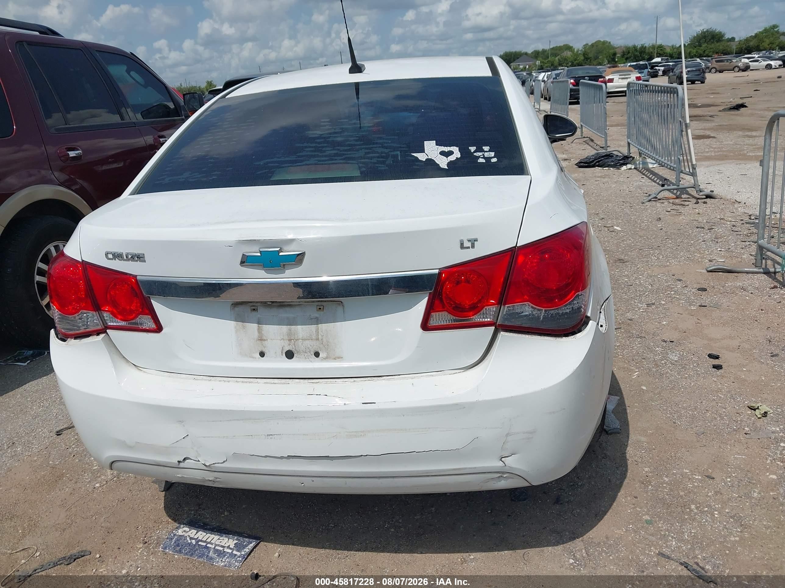 2014 Chevrolet Cruze 1lt Auto White vin: 1G1PC5SB5E7159864