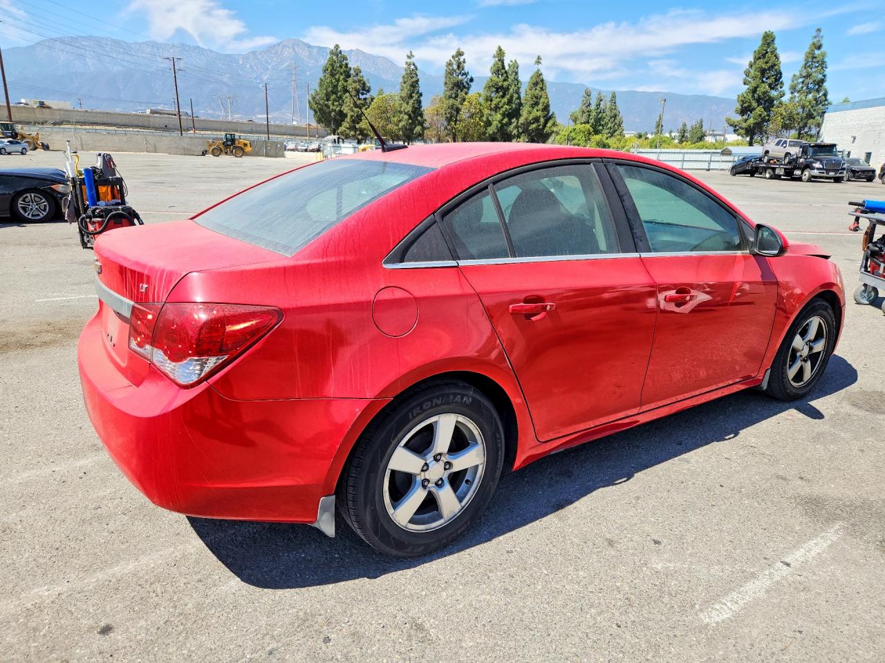 2014 Chevrolet Cruze Lt Red vin: 1G1PC5SB5E7169973