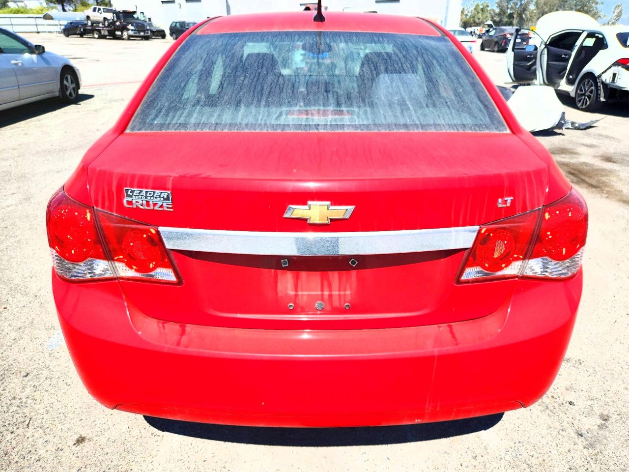 2014 Chevrolet Cruze Lt Red vin: 1G1PC5SB5E7169973