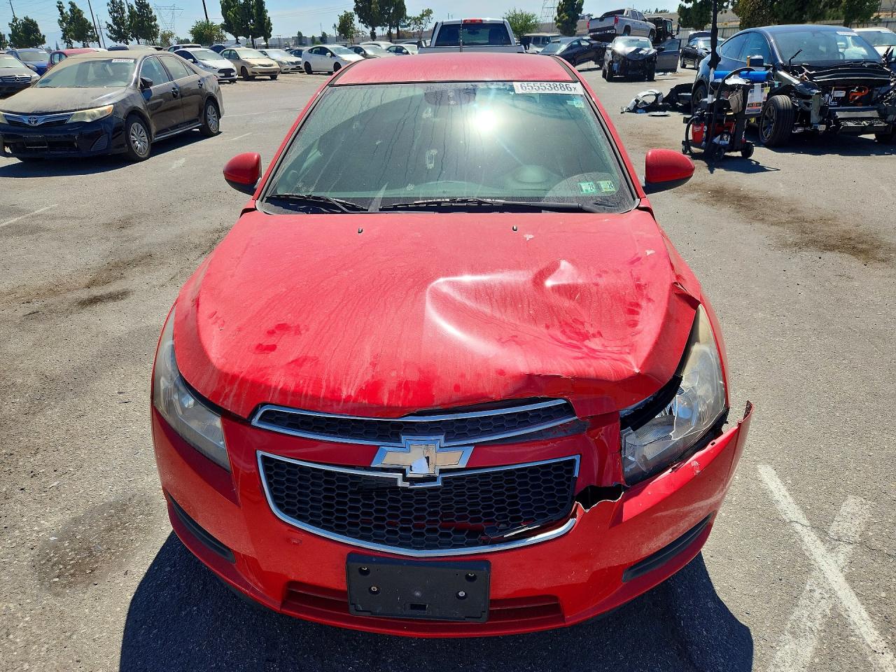 2014 Chevrolet Cruze Lt Red vin: 1G1PC5SB5E7169973