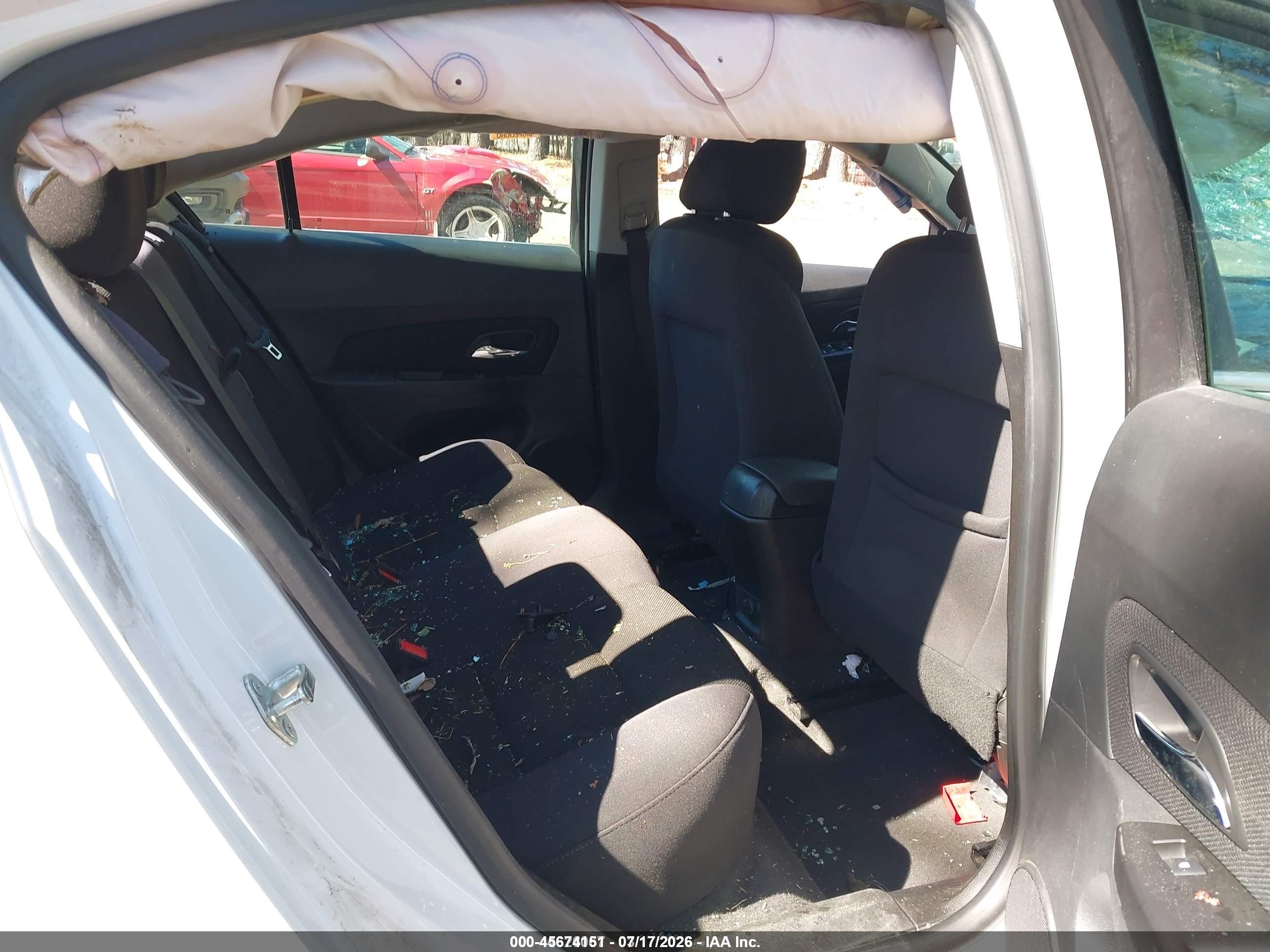 2014 Chevrolet Cruze 1lt Auto White vin: 1G1PC5SB5E7176289