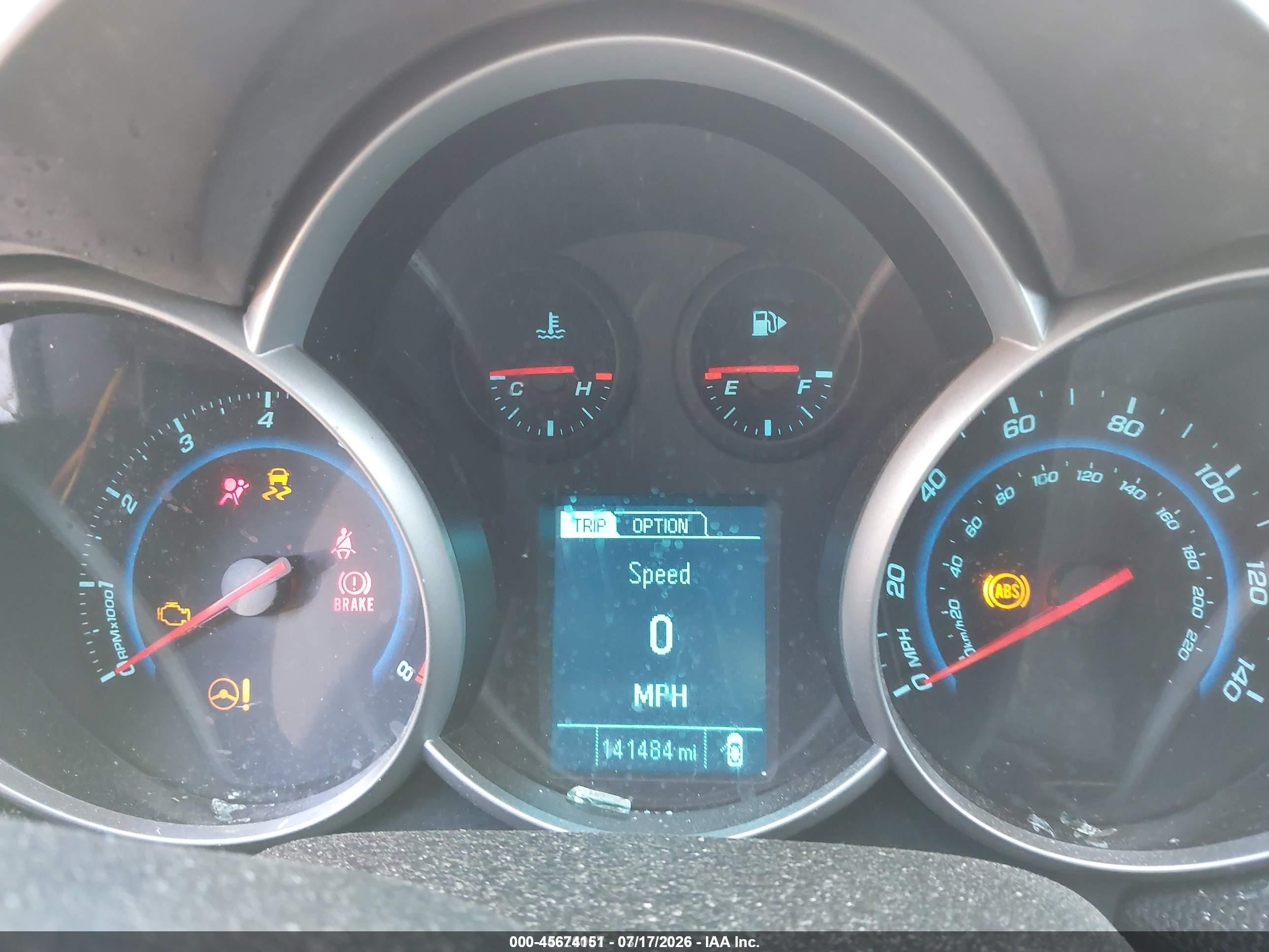 2014 Chevrolet Cruze 1lt Auto White vin: 1G1PC5SB5E7176289
