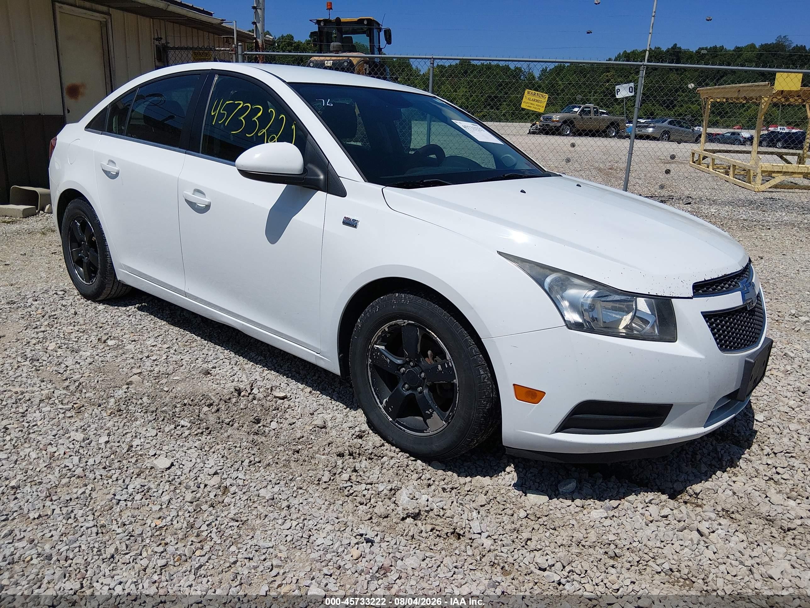 2014 Chevrolet Cruze 1lt Auto White vin: 1G1PC5SB5E7191987