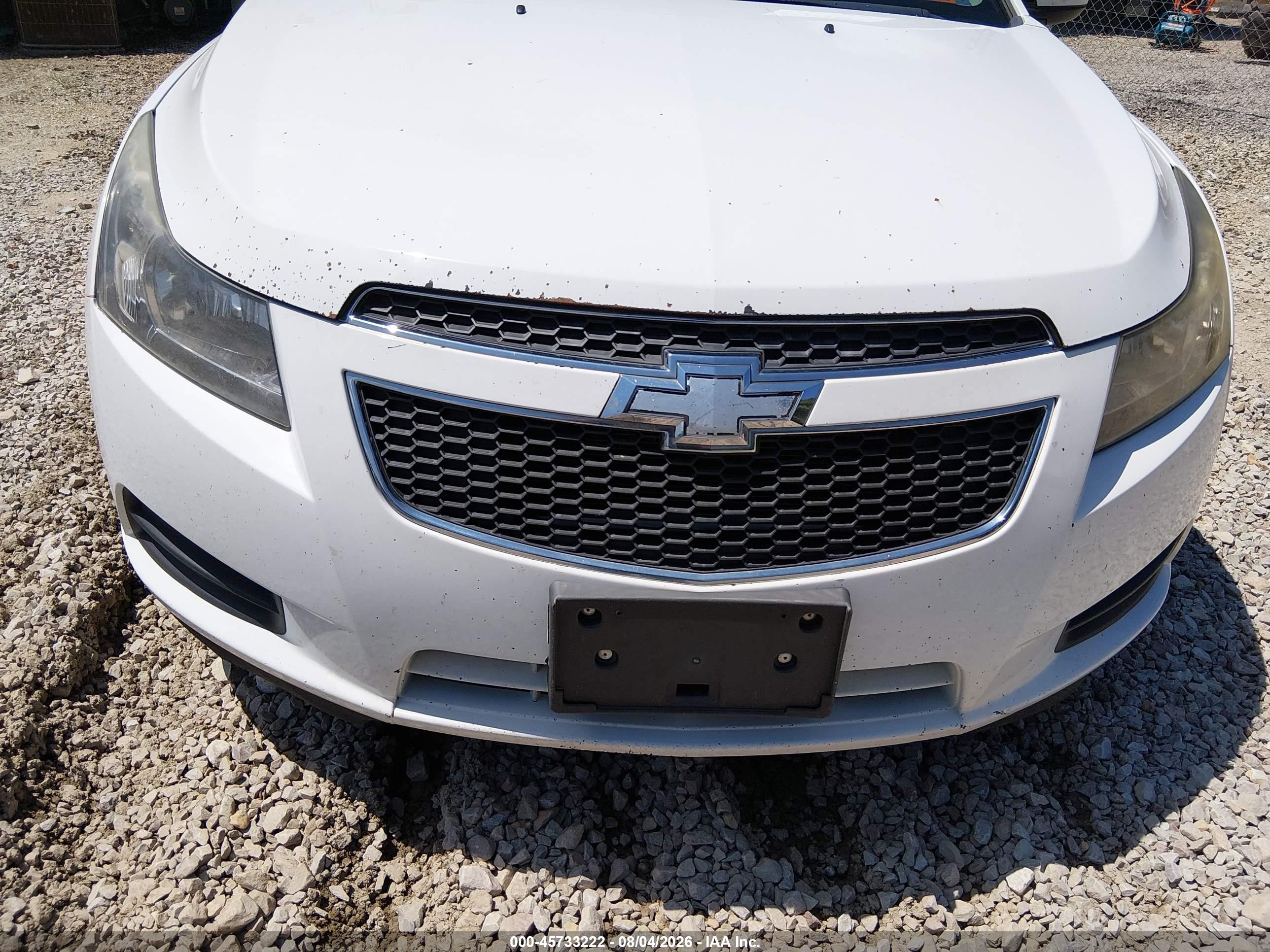 2014 Chevrolet Cruze 1lt Auto White vin: 1G1PC5SB5E7191987