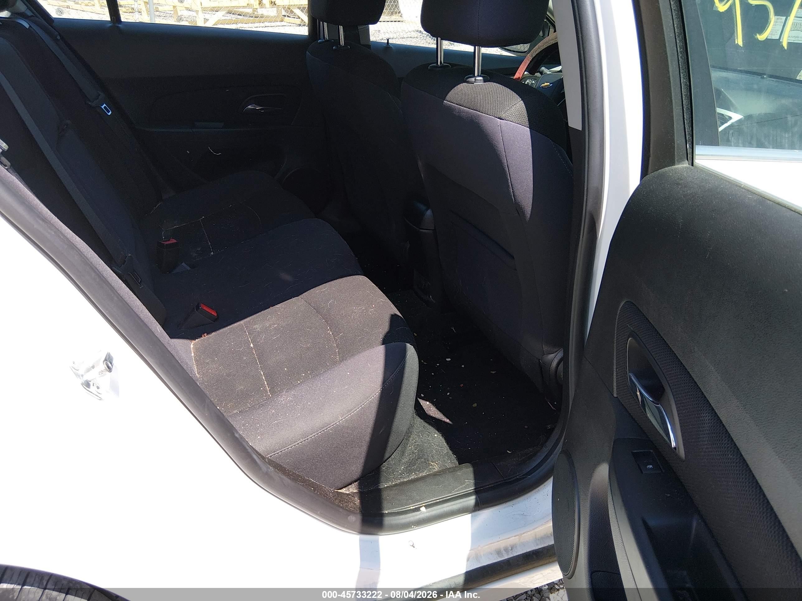 2014 Chevrolet Cruze 1lt Auto White vin: 1G1PC5SB5E7191987