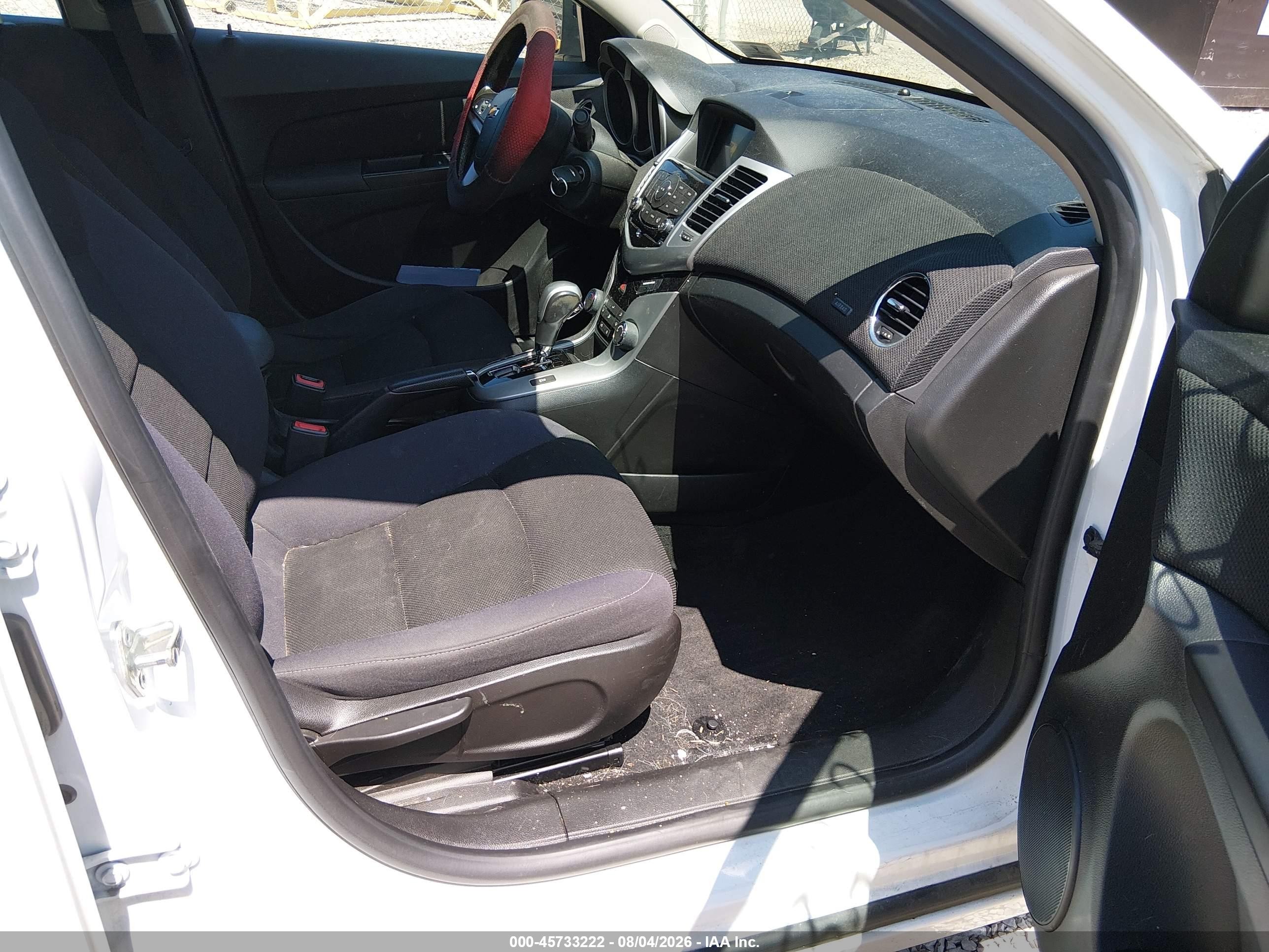 2014 Chevrolet Cruze 1lt Auto White vin: 1G1PC5SB5E7191987