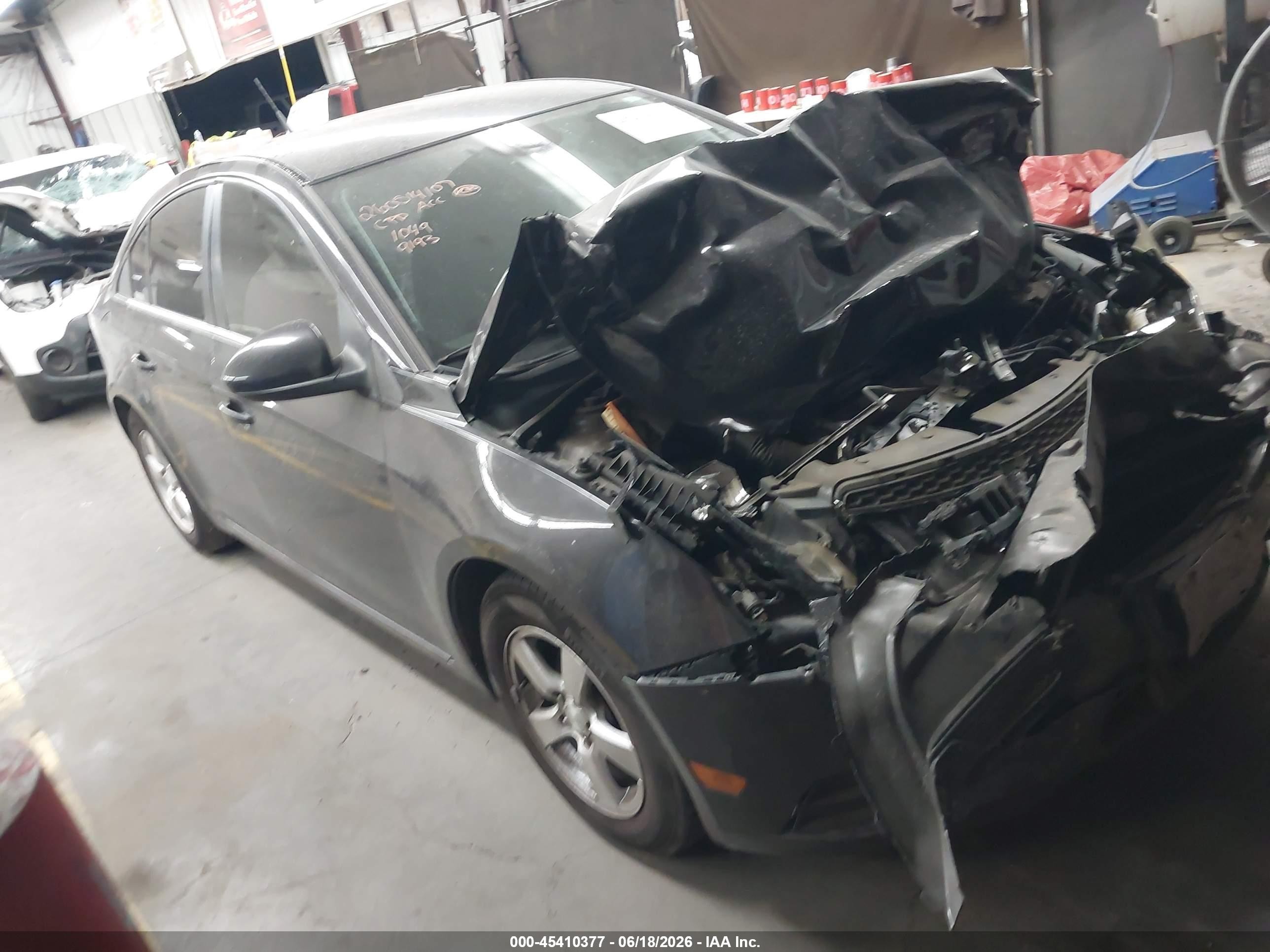 2014 Chevrolet Cruze 1lt Auto Серый vin: 1G1PC5SB5E7209193