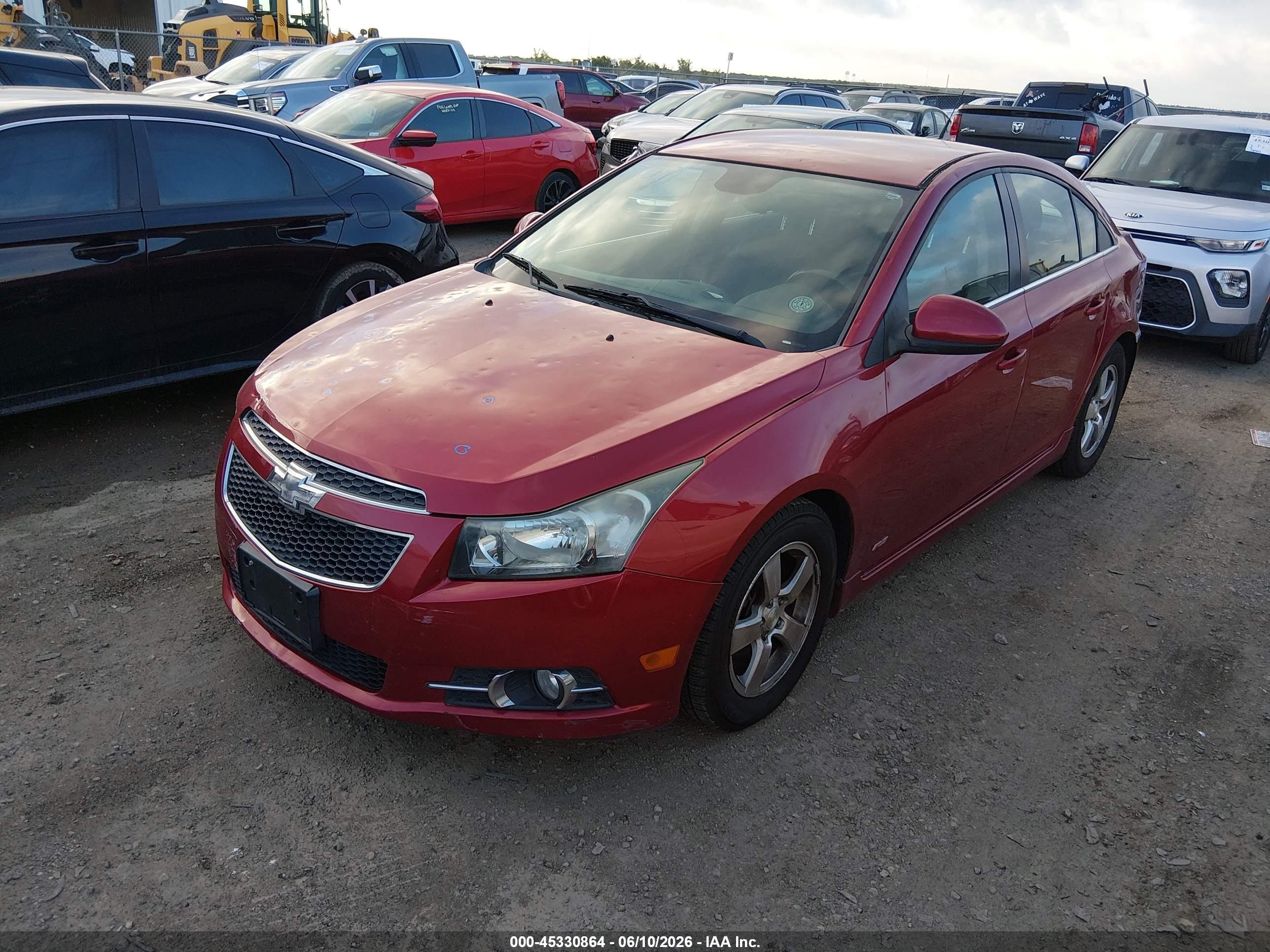 2014 Chevrolet Cruze 1lt Auto Maroon vin: 1G1PC5SB5E7219903