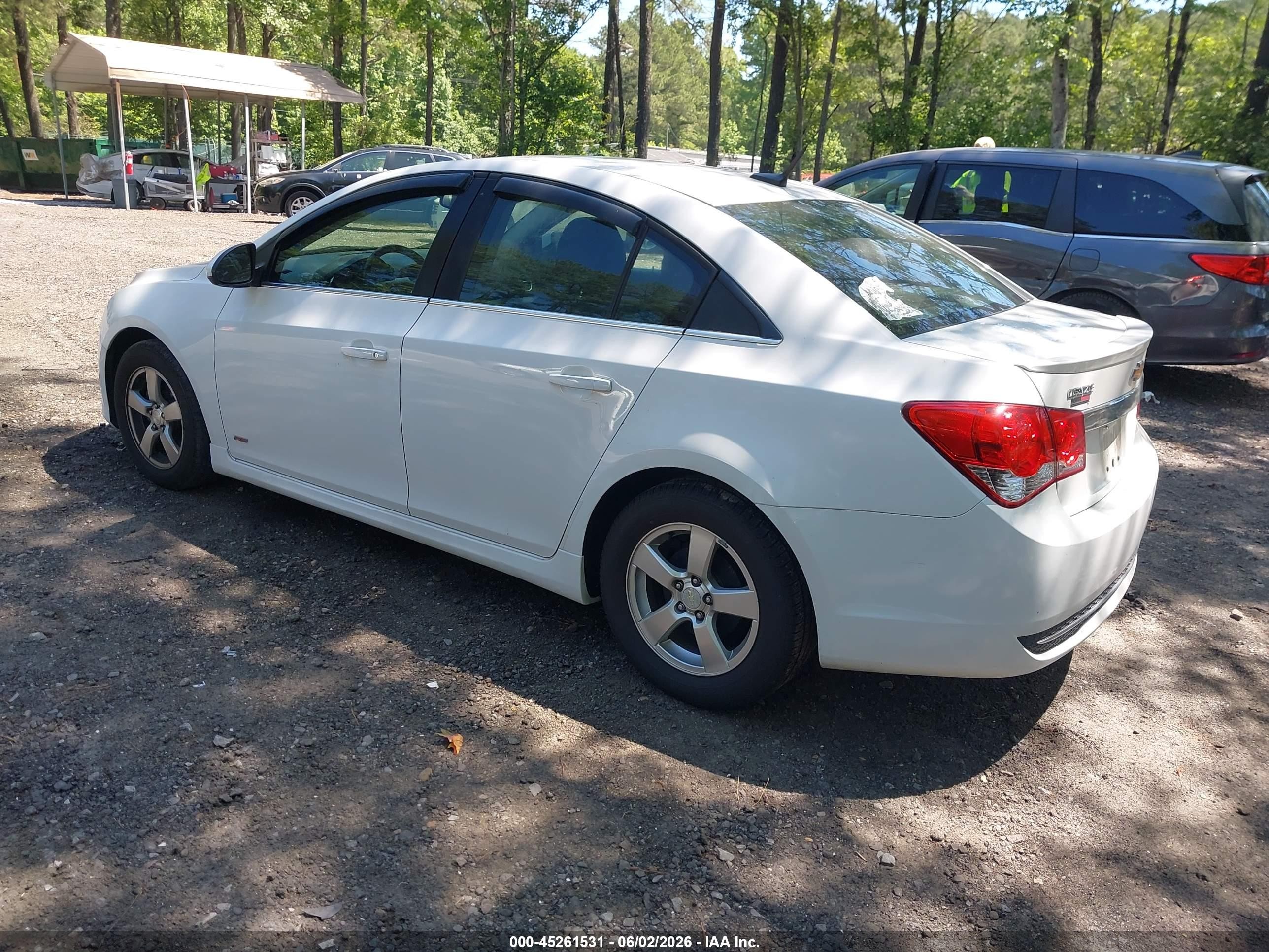 2014 Chevrolet Cruze 1lt Auto White vin: 1G1PC5SB5E7223241