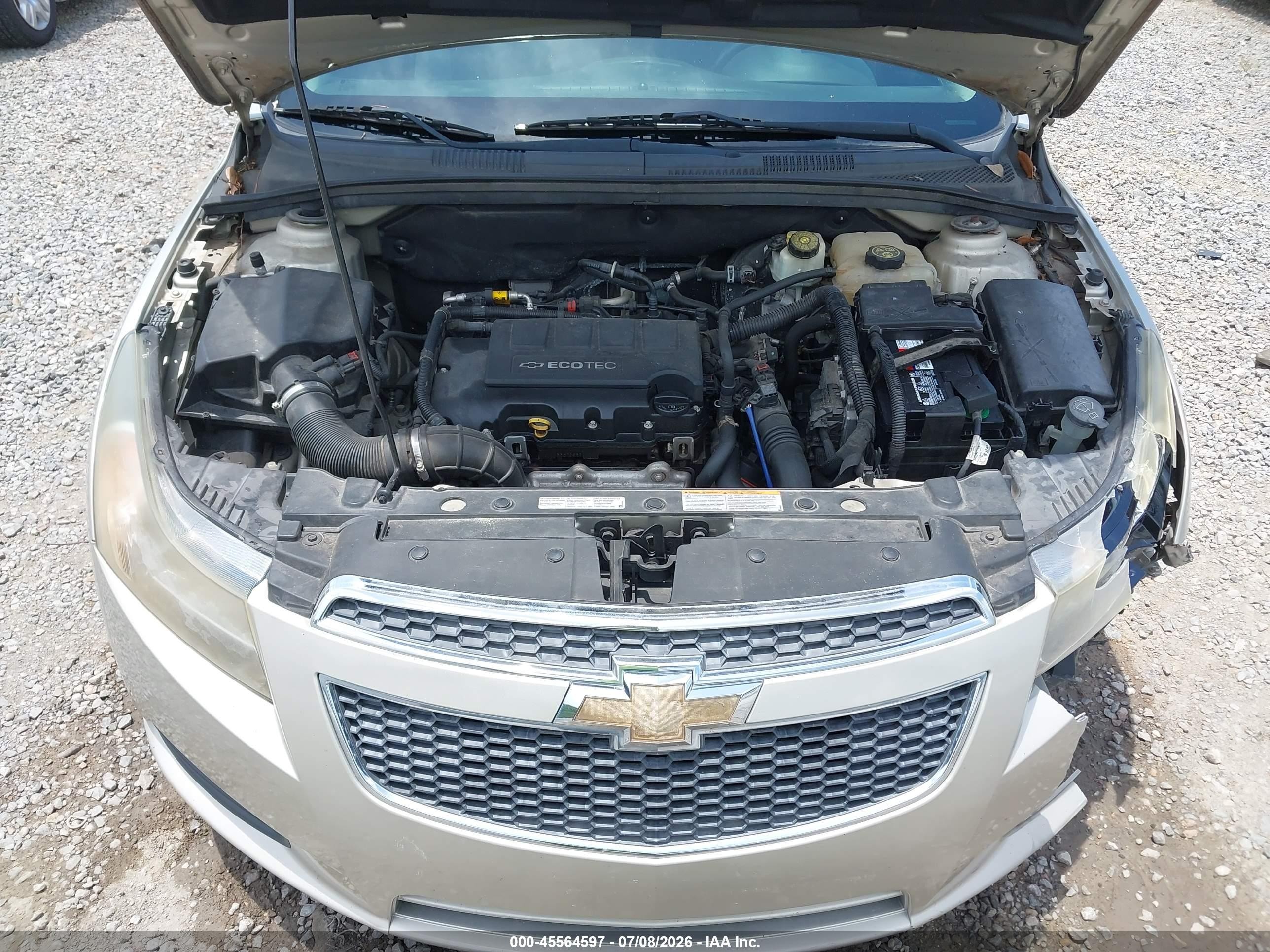 2014 Chevrolet Cruze 1lt Auto Tan vin: 1G1PC5SB5E7227841