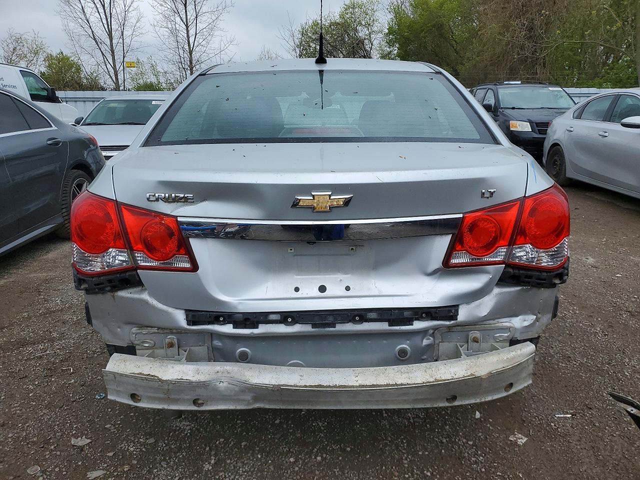 2014 Chevrolet Cruze Lt Silver vin: 1G1PC5SB5E7257762