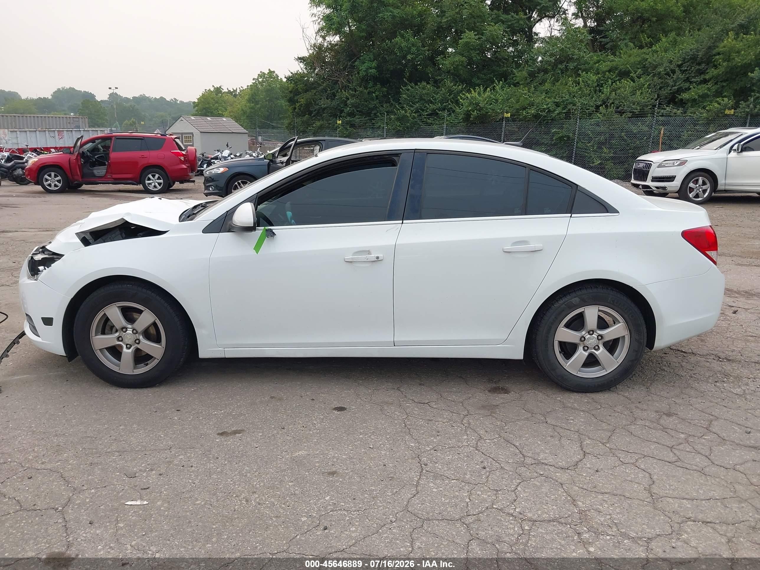 2014 Chevrolet Cruze 1lt Auto White vin: 1G1PC5SB5E7268339