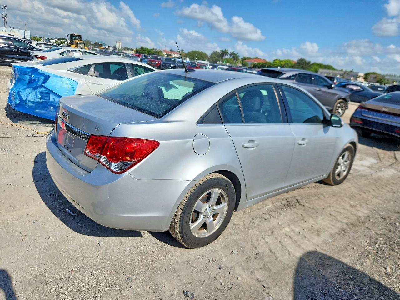 2014 Chevrolet Cruze Lt Silver vin: 1G1PC5SB5E7295038