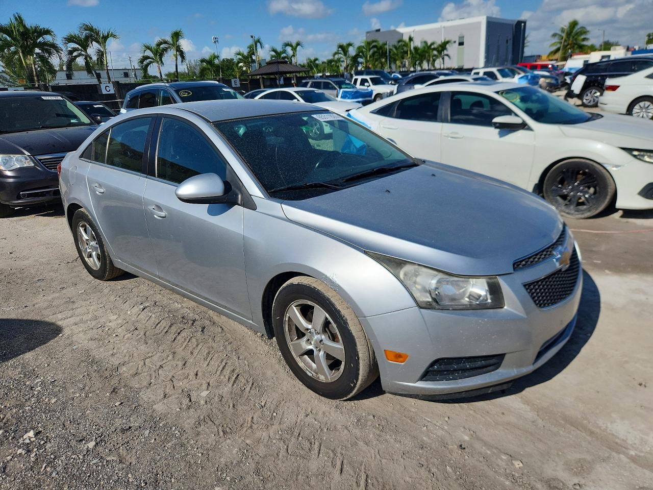 2014 Chevrolet Cruze Lt Silver vin: 1G1PC5SB5E7295038