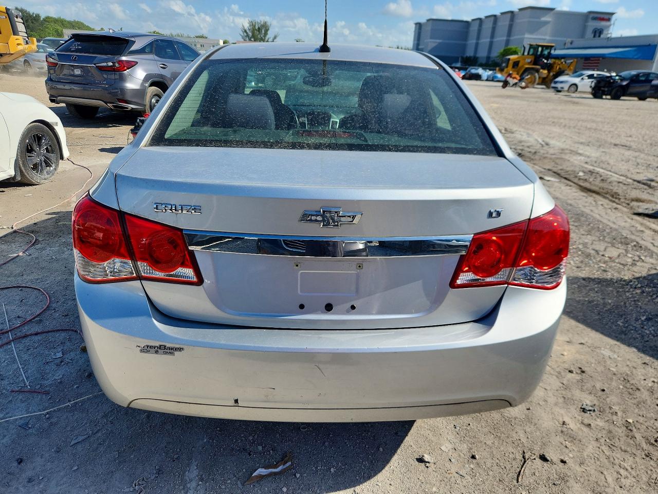 2014 Chevrolet Cruze Lt Silver vin: 1G1PC5SB5E7295038