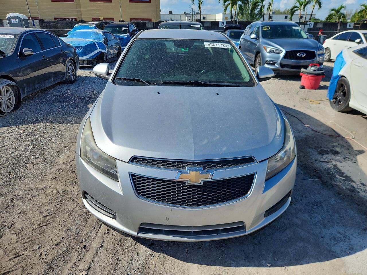 2014 Chevrolet Cruze Lt Silver vin: 1G1PC5SB5E7295038