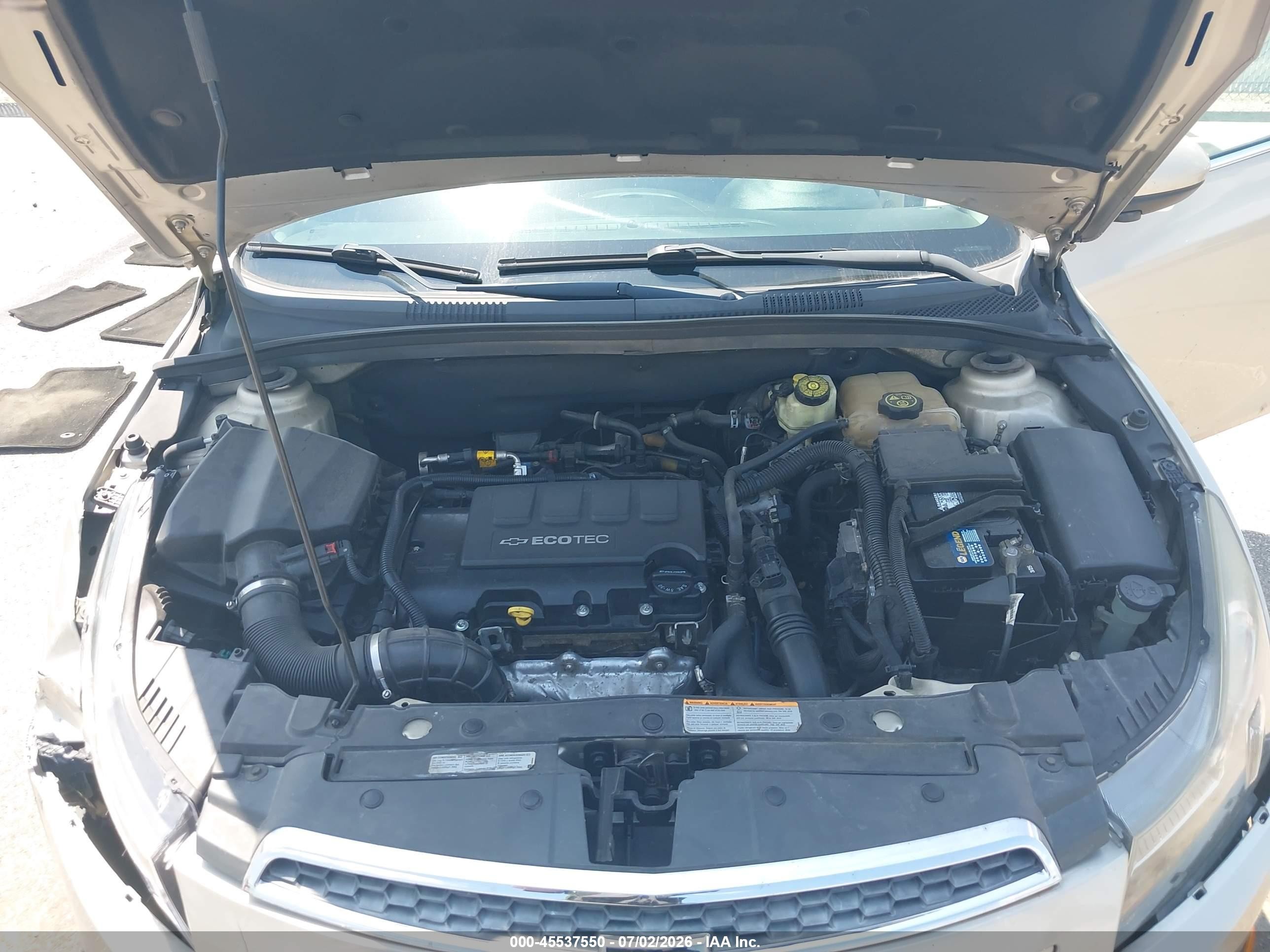 2014 Chevrolet Cruze 1lt Auto Gold vin: 1G1PC5SB5E7327583