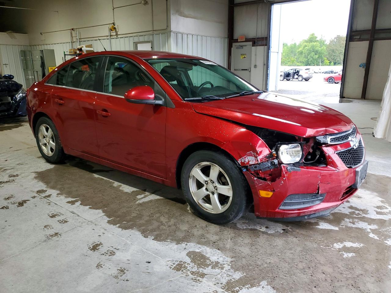 2014 Chevrolet Cruze Lt Red vin: 1G1PC5SB5E7338891
