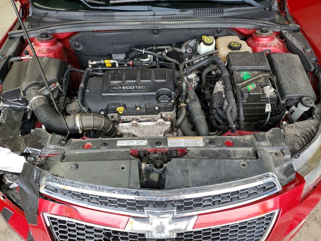 2014 Chevrolet Cruze Lt Red vin: 1G1PC5SB5E7338891