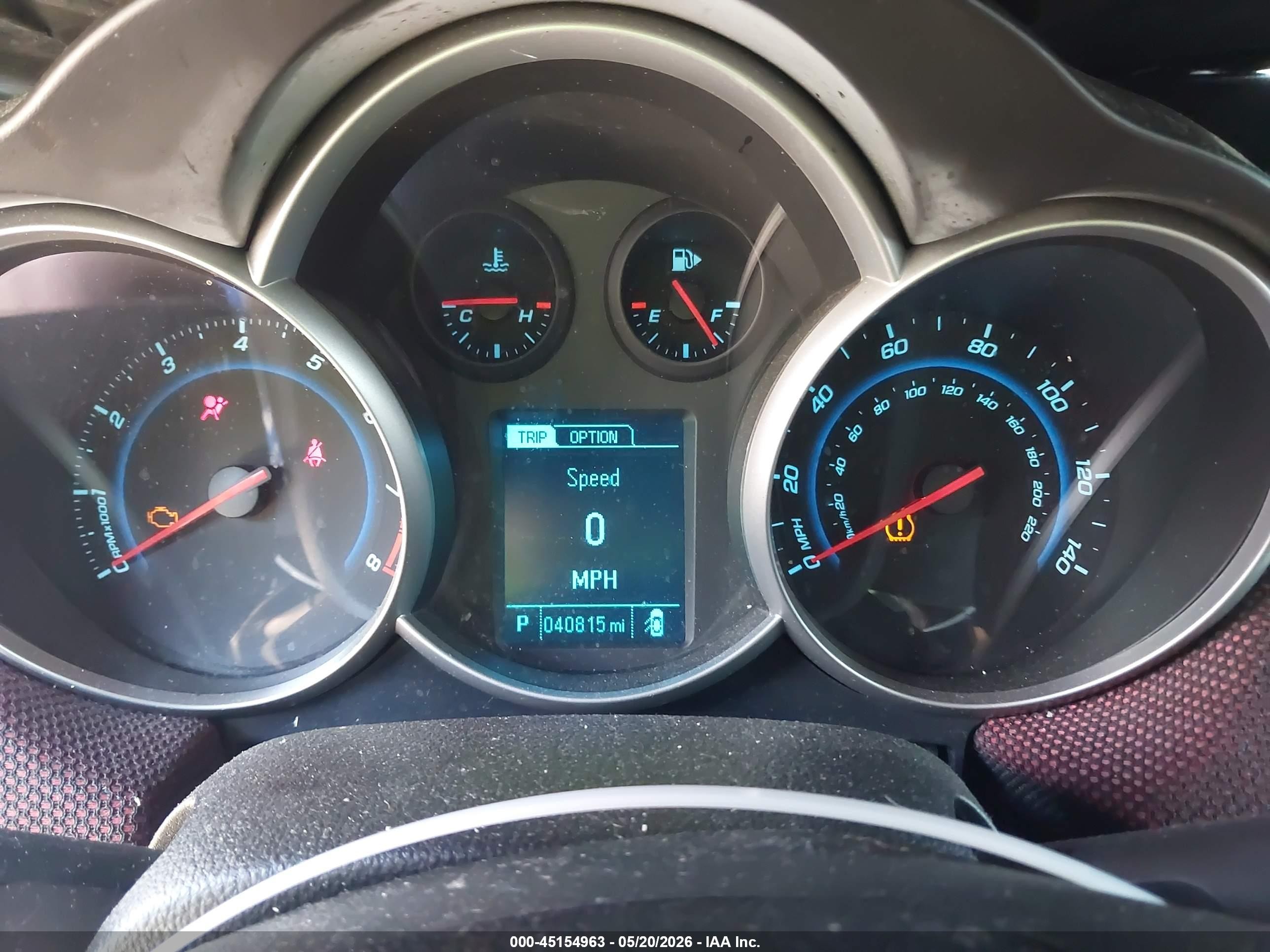 2014 Chevrolet Cruze 1lt Auto Silver vin: 1G1PC5SB5E7344786