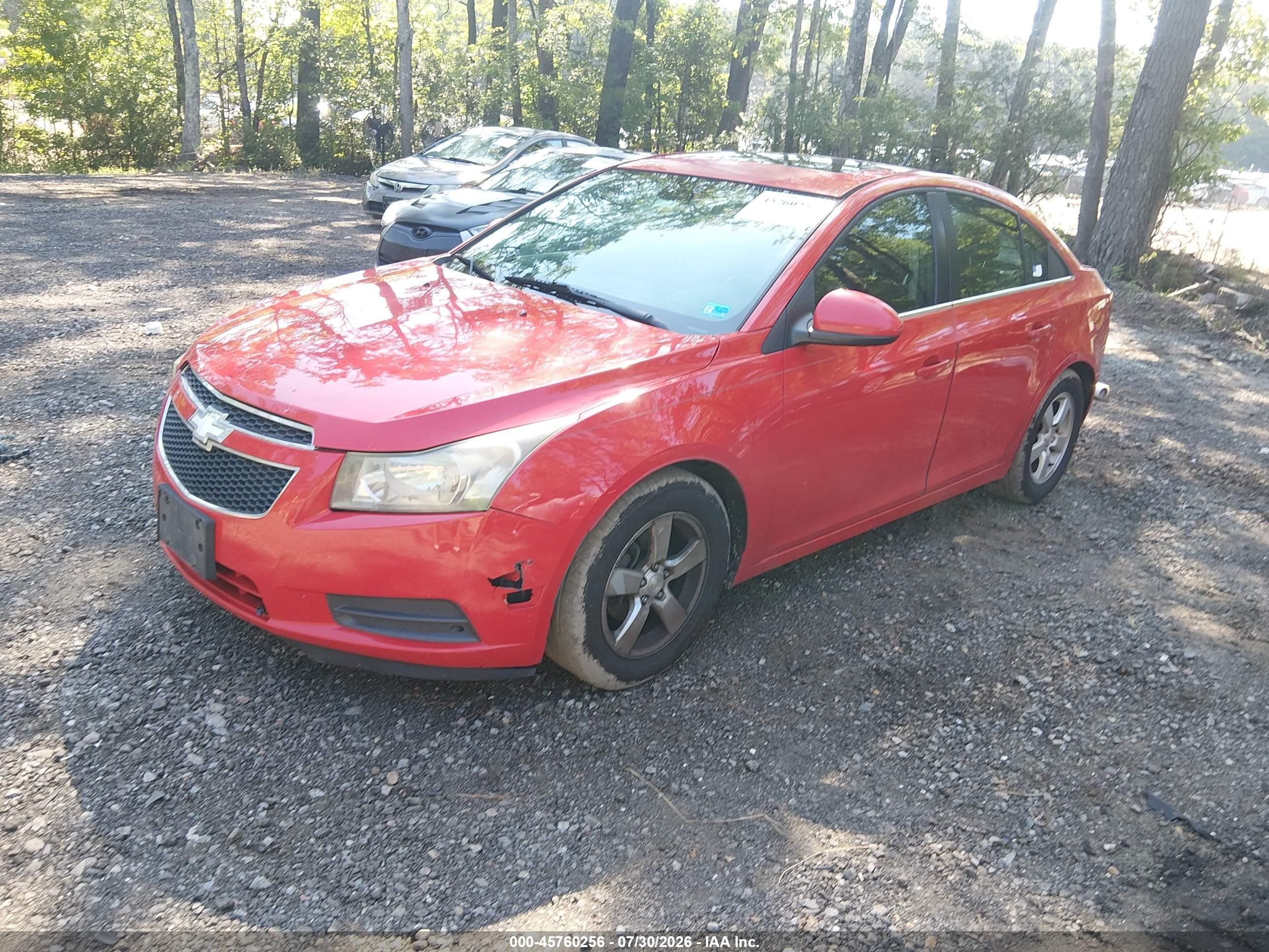 2014 Chevrolet Cruze 1lt Auto Red vin: 1G1PC5SB5E7367212