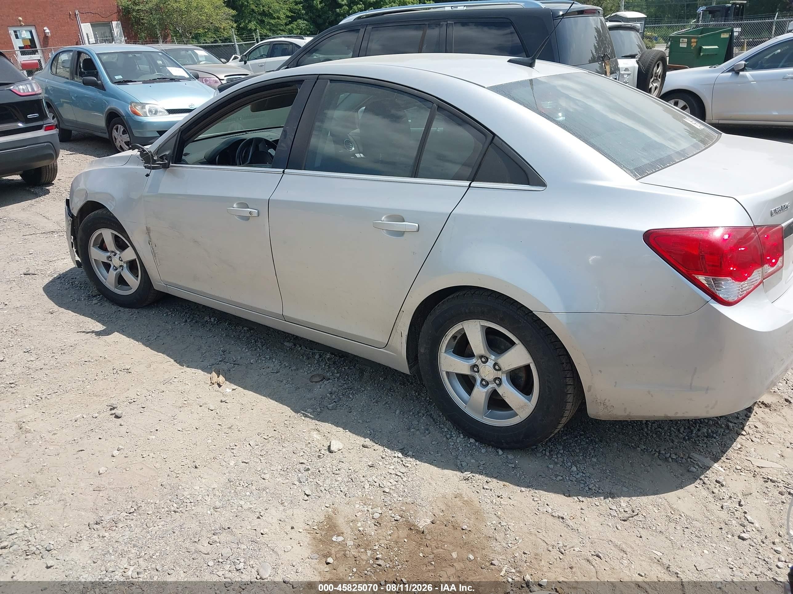 2014 Chevrolet Cruze 1lt Auto Серебряный vin: 1G1PC5SB5E7383331