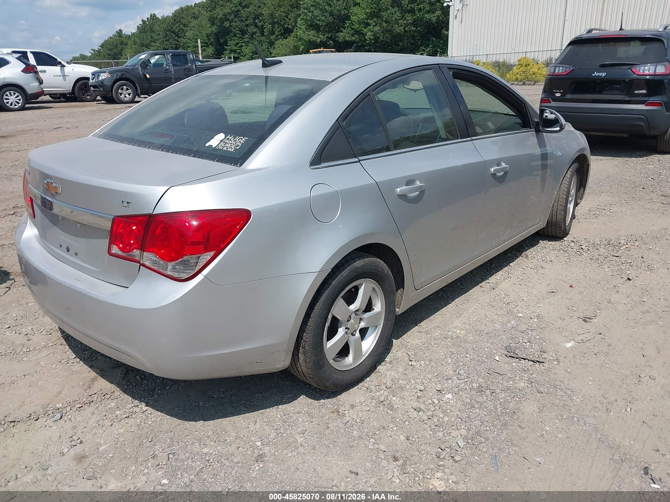 2014 Chevrolet Cruze 1lt Auto Серебряный vin: 1G1PC5SB5E7383331