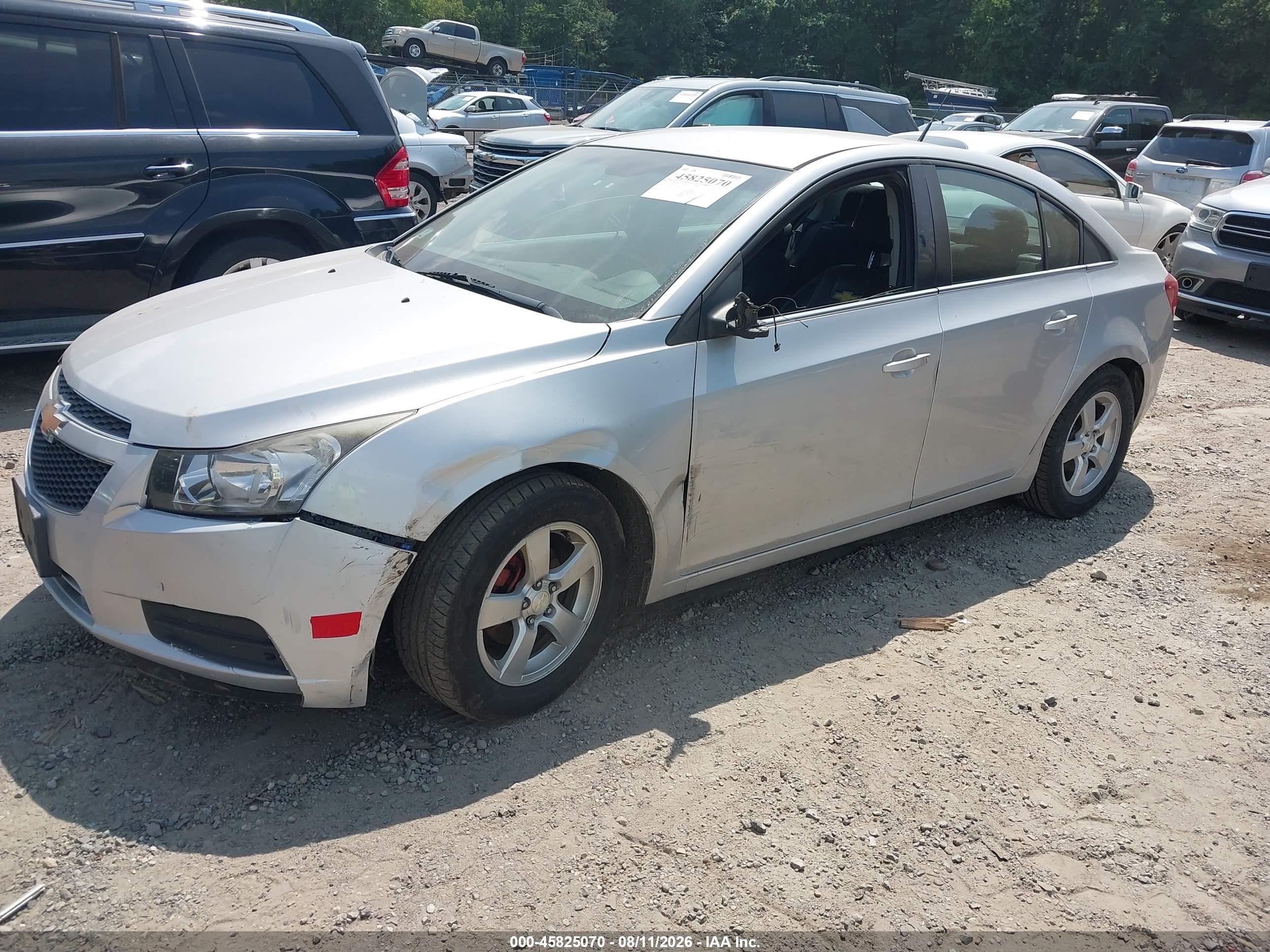 2014 Chevrolet Cruze 1lt Auto Серебряный vin: 1G1PC5SB5E7383331