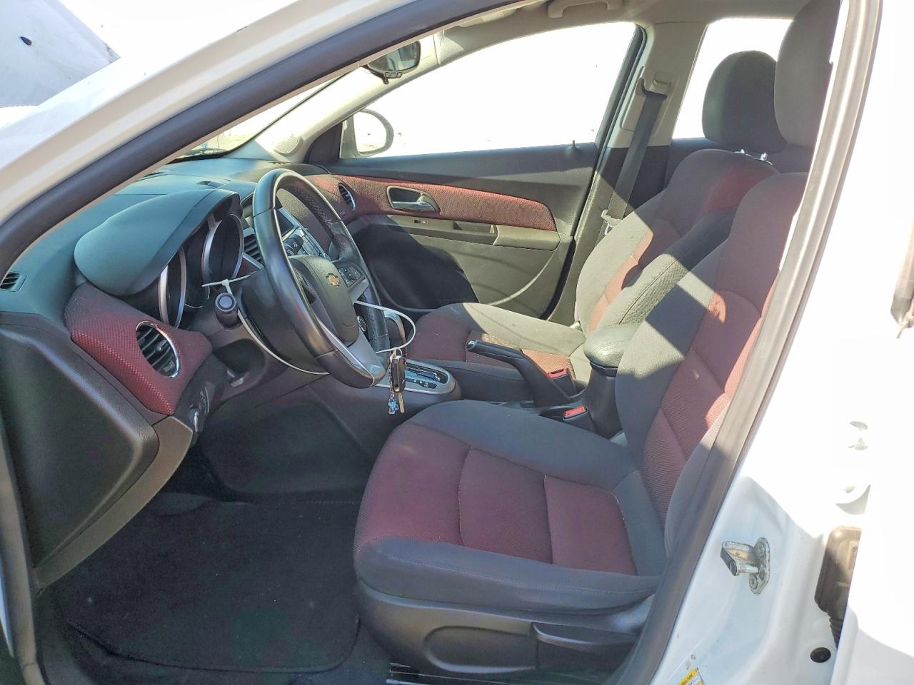2014 Chevrolet Cruze Lt White vin: 1G1PC5SB5E7394958