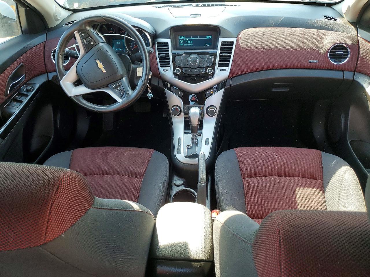 2014 Chevrolet Cruze Lt White vin: 1G1PC5SB5E7394958