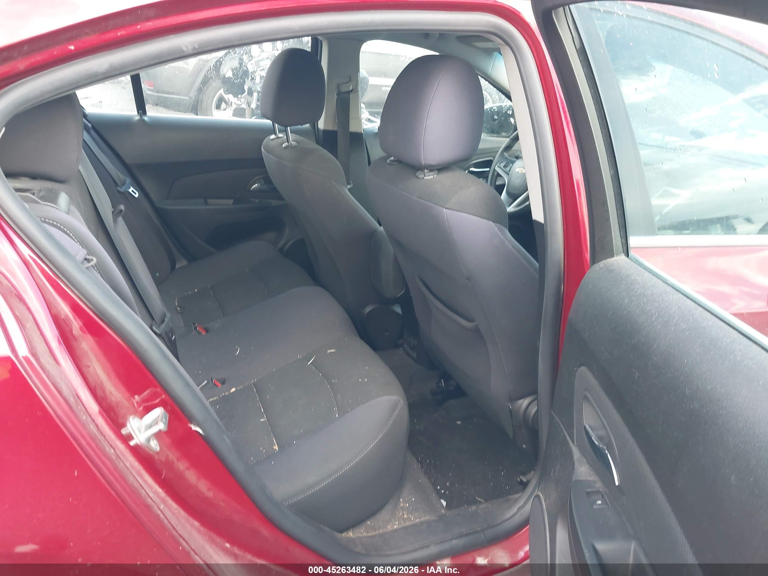2014 Chevrolet Cruze 1lt Auto Red vin: 1G1PC5SB5E7399237